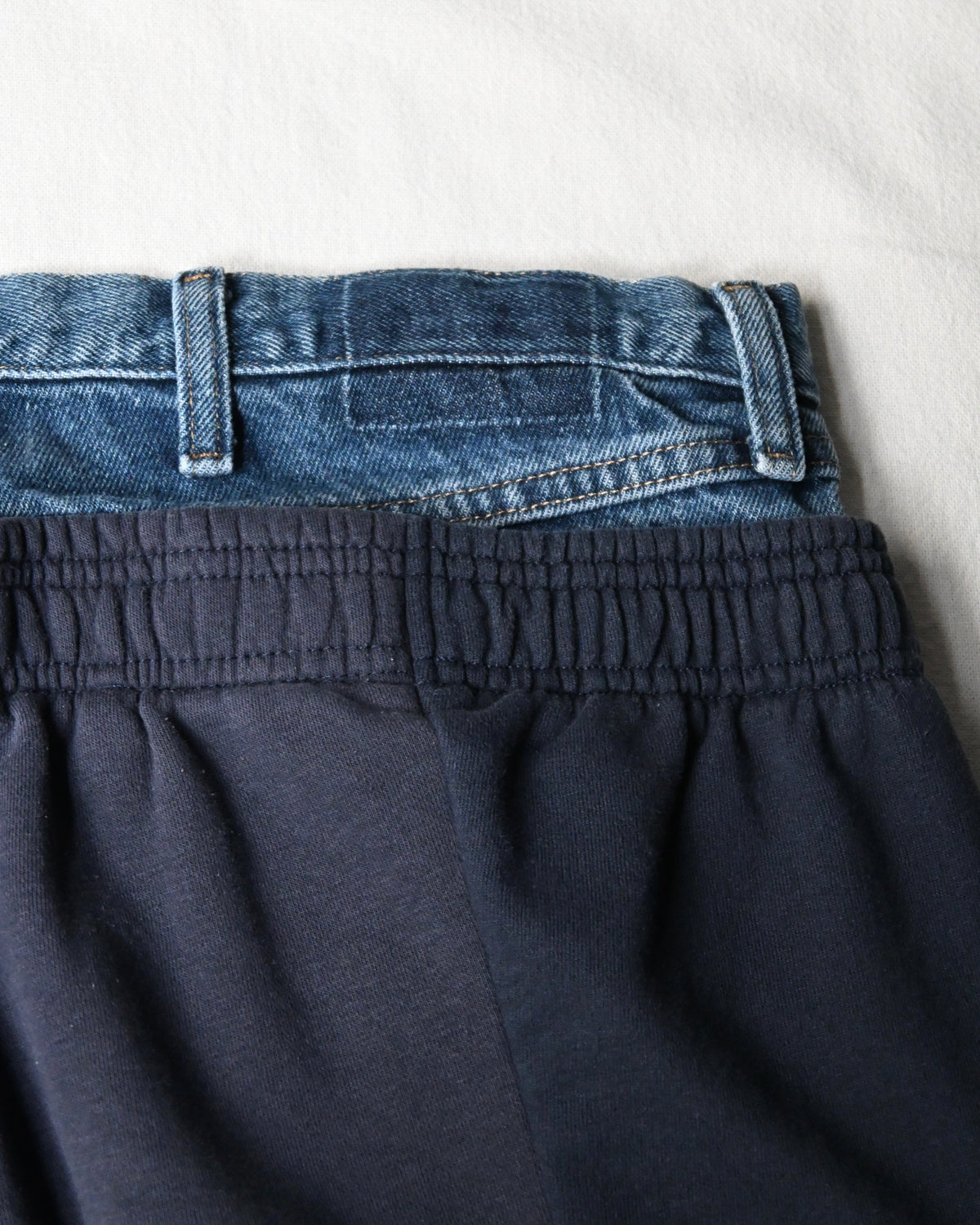 ID26-051-F / double wast wide sweat【A】