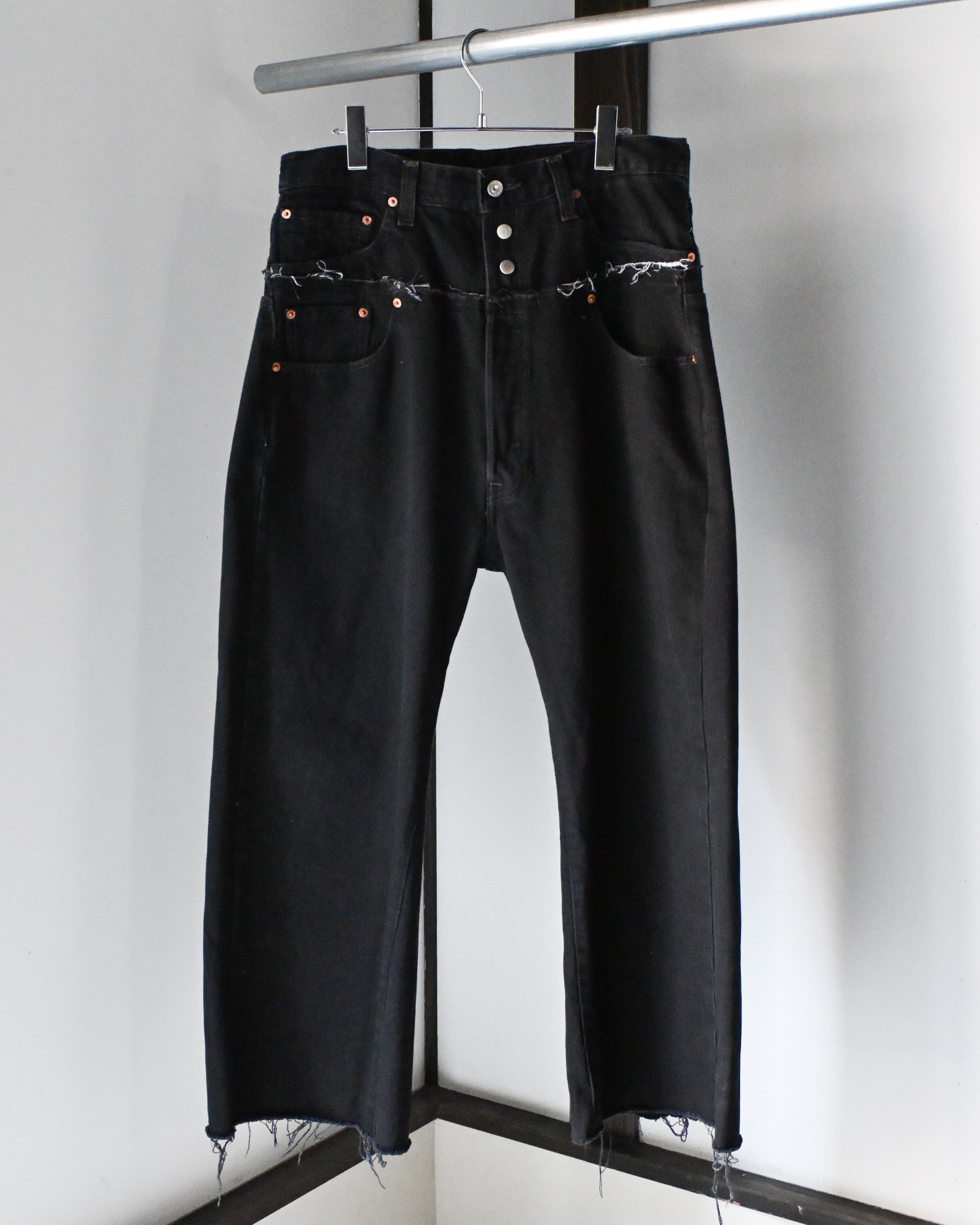 ID26-008-L / wide leg easy denim【C】