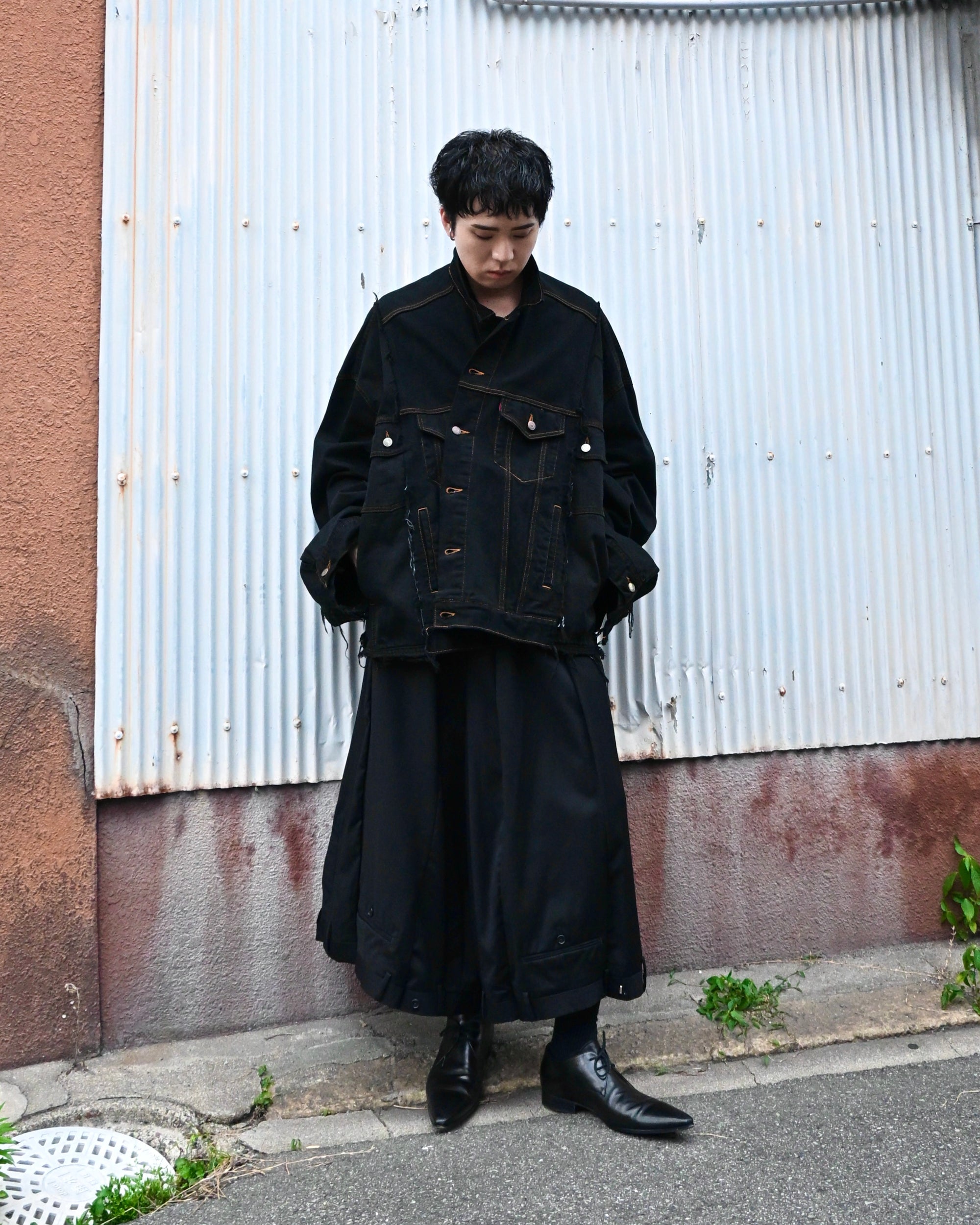 ID26-006-03-M / rebuild hakama slacks【B】