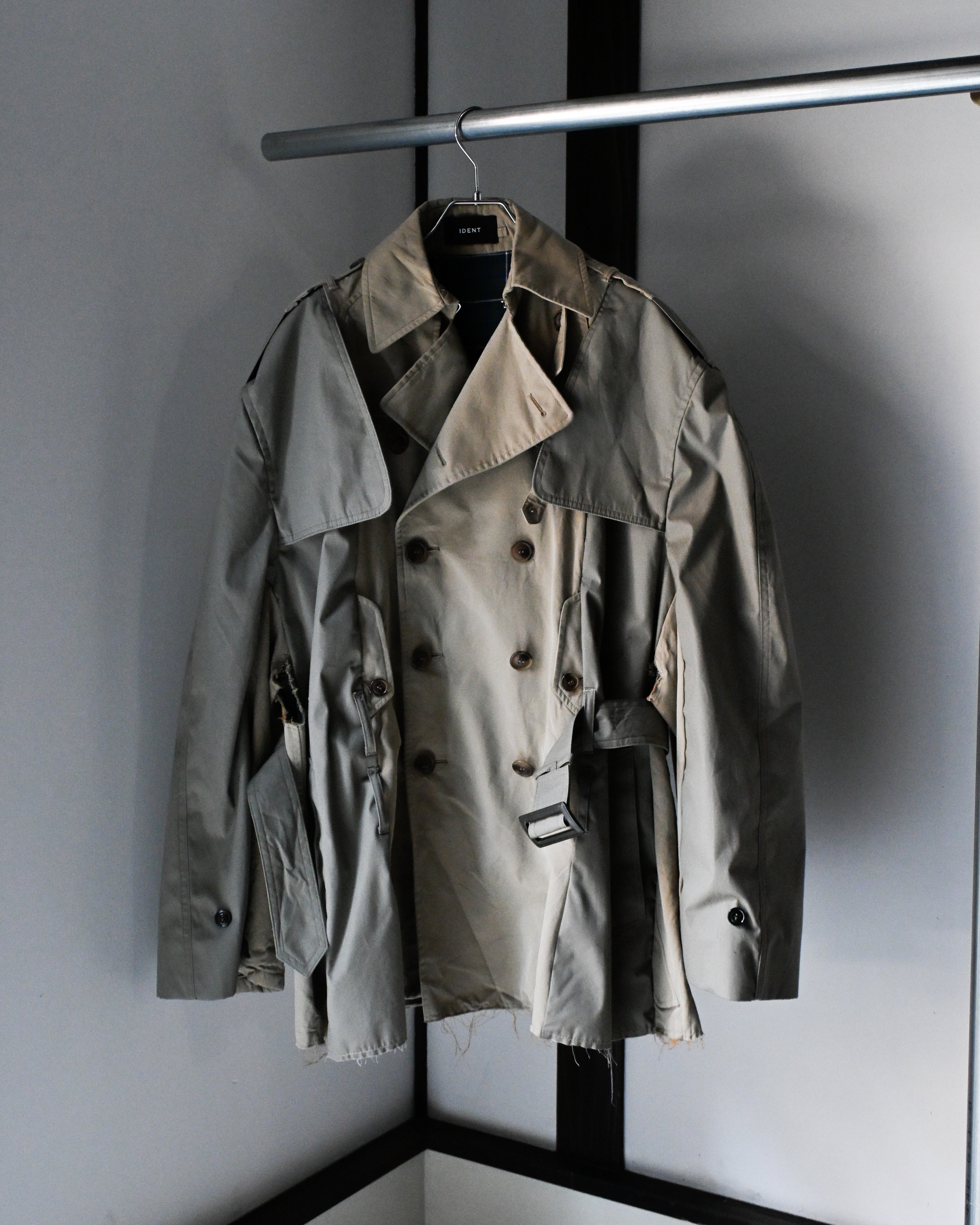 ID26-001-02-F / rebuild trench jacket【A】