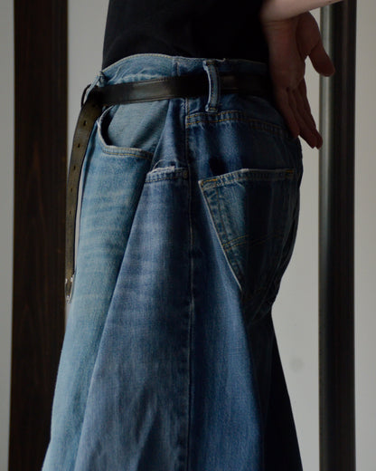 RE-010-18 / curve buggy denim【F】