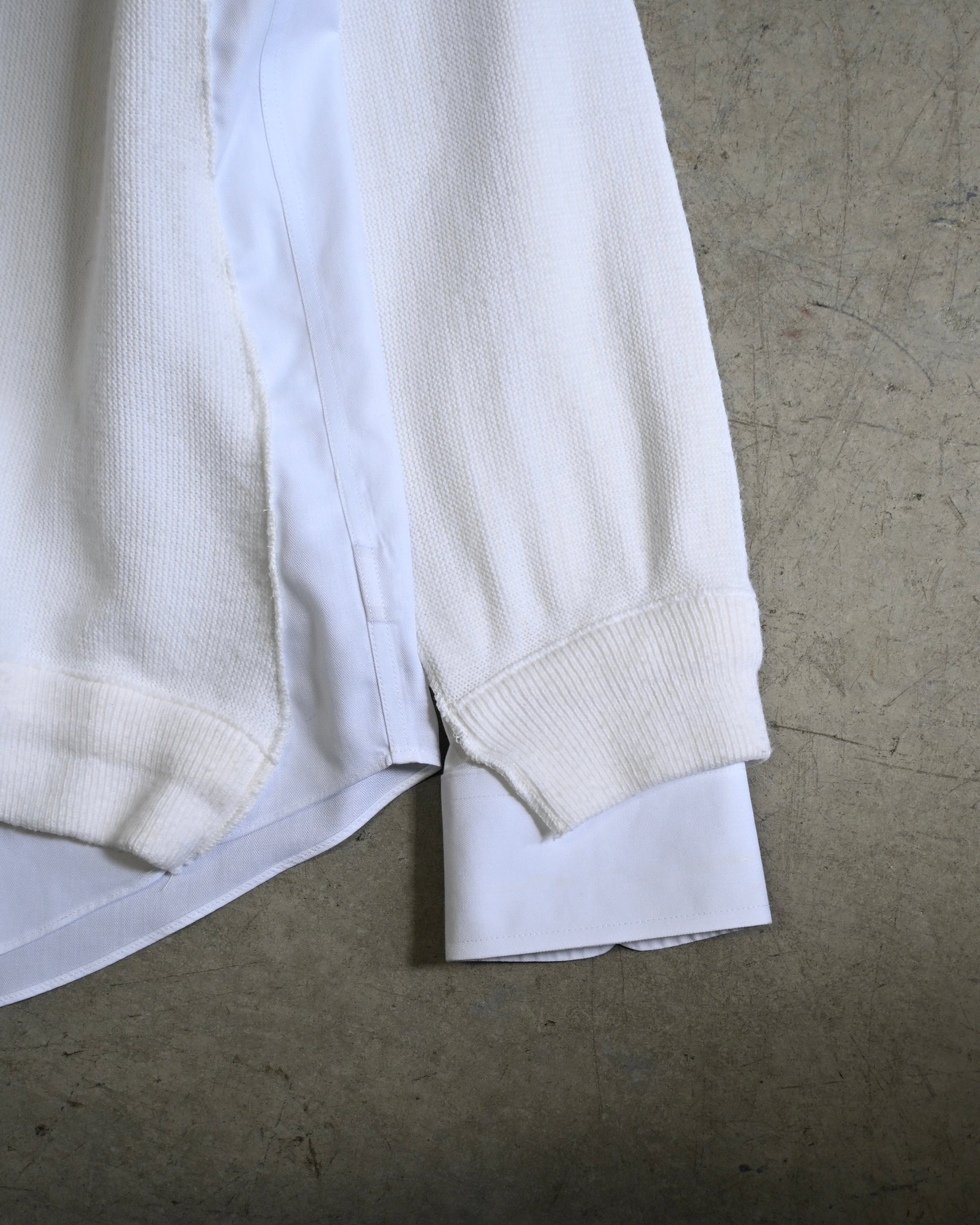 ID26-048-F / fake layered cardigan【A】
