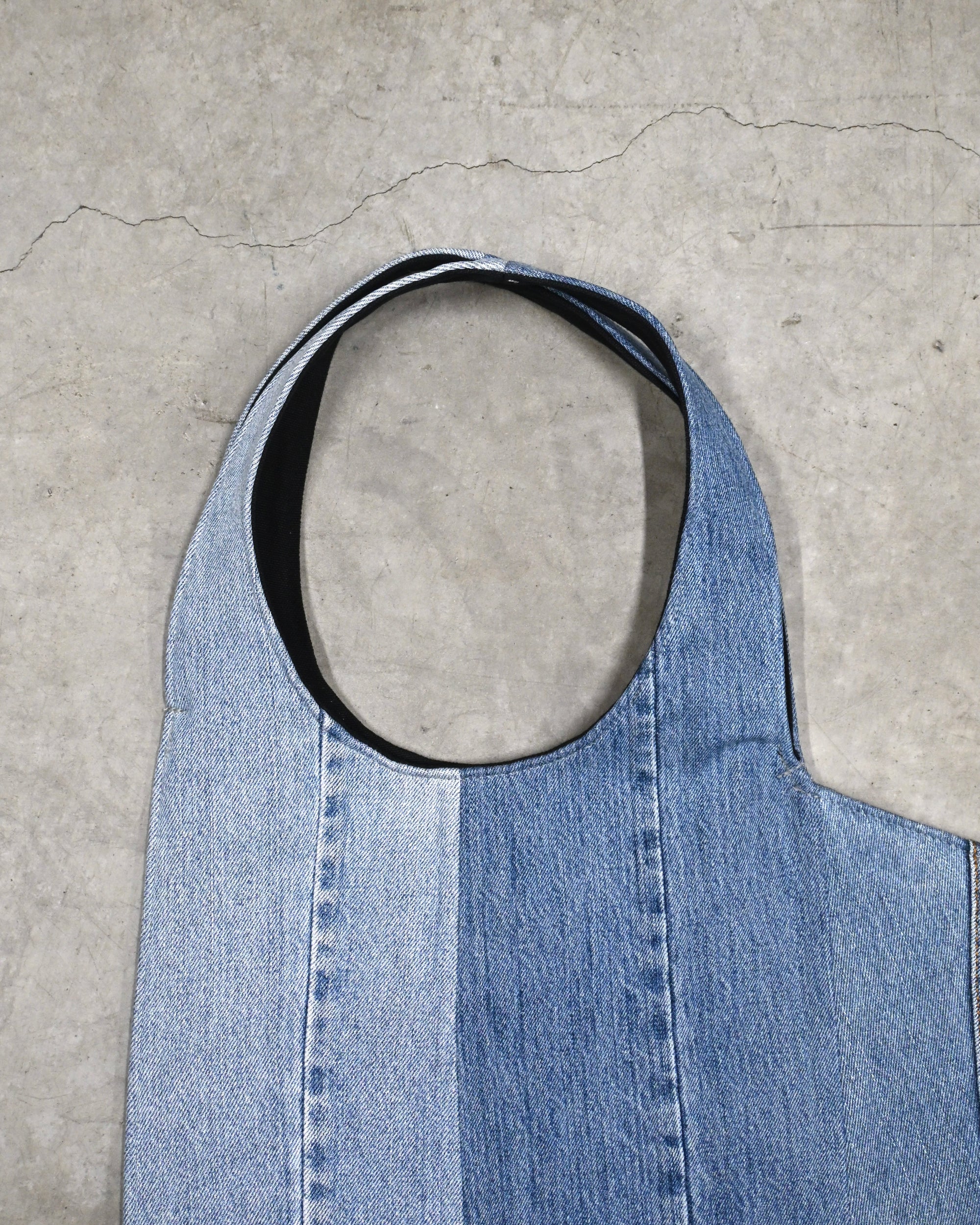 ID26-034-F /  denim heart bag【D】