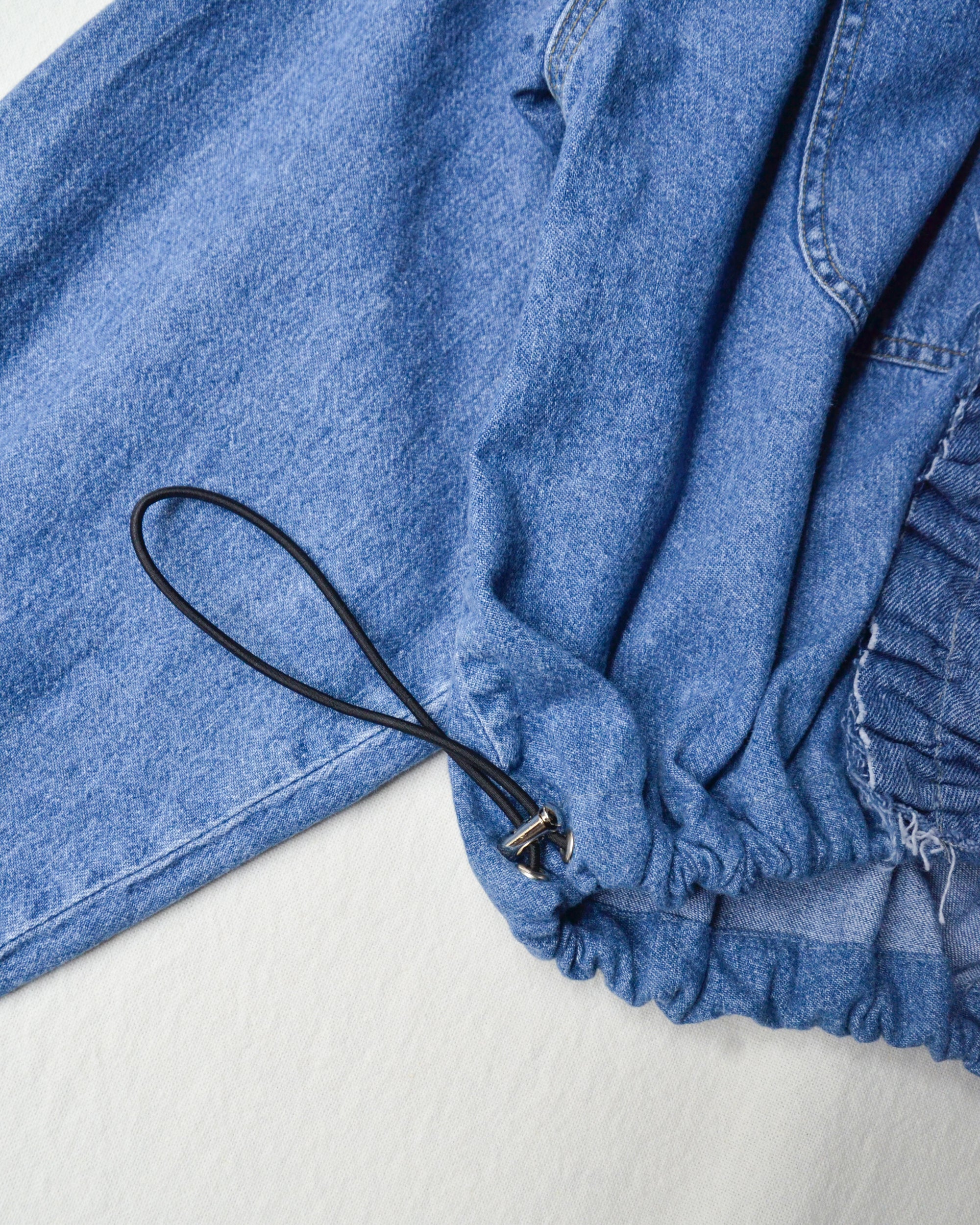 ID25-001 / denim frill shirt【A】