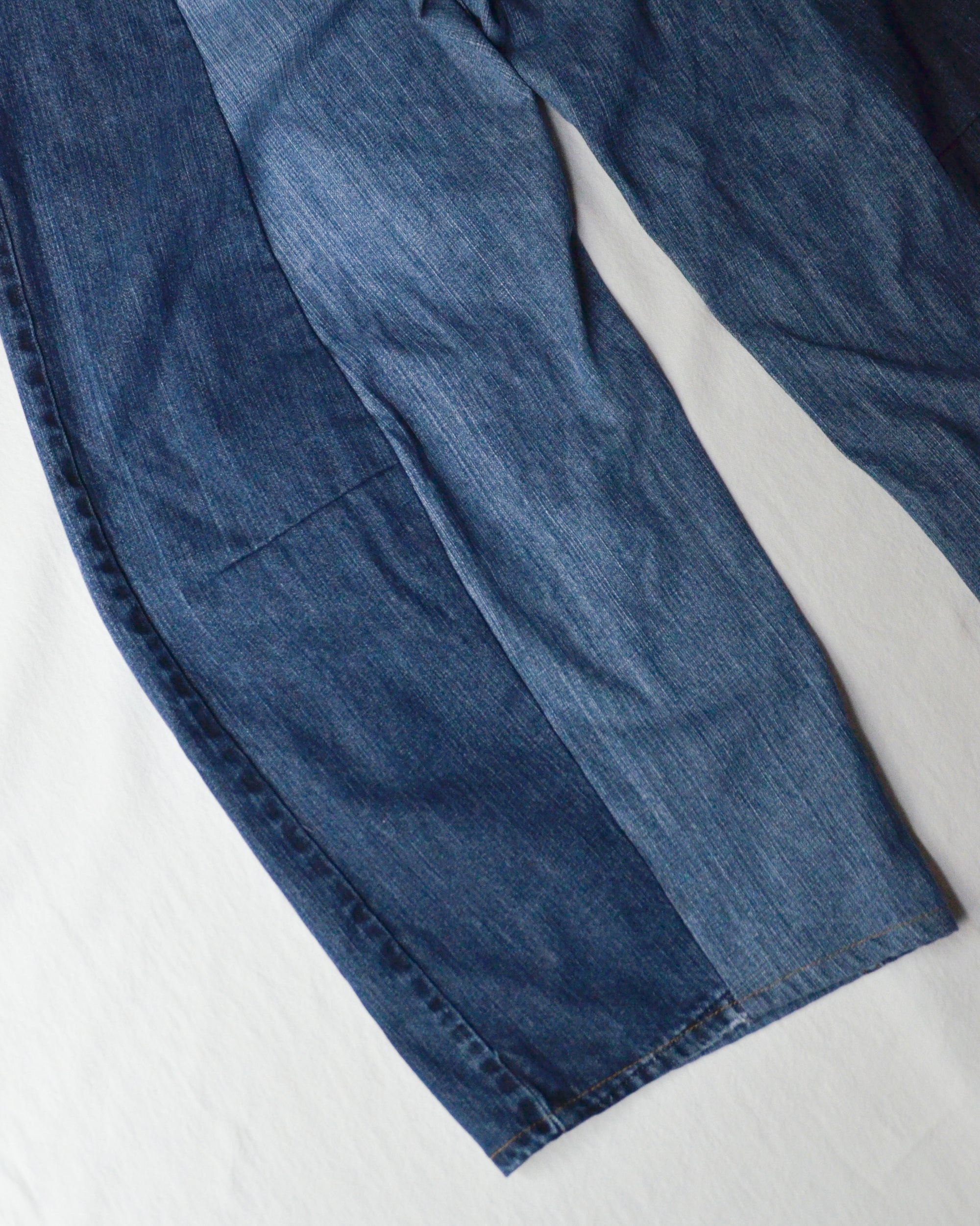 RE-010-18 / curve buggy denim【C】