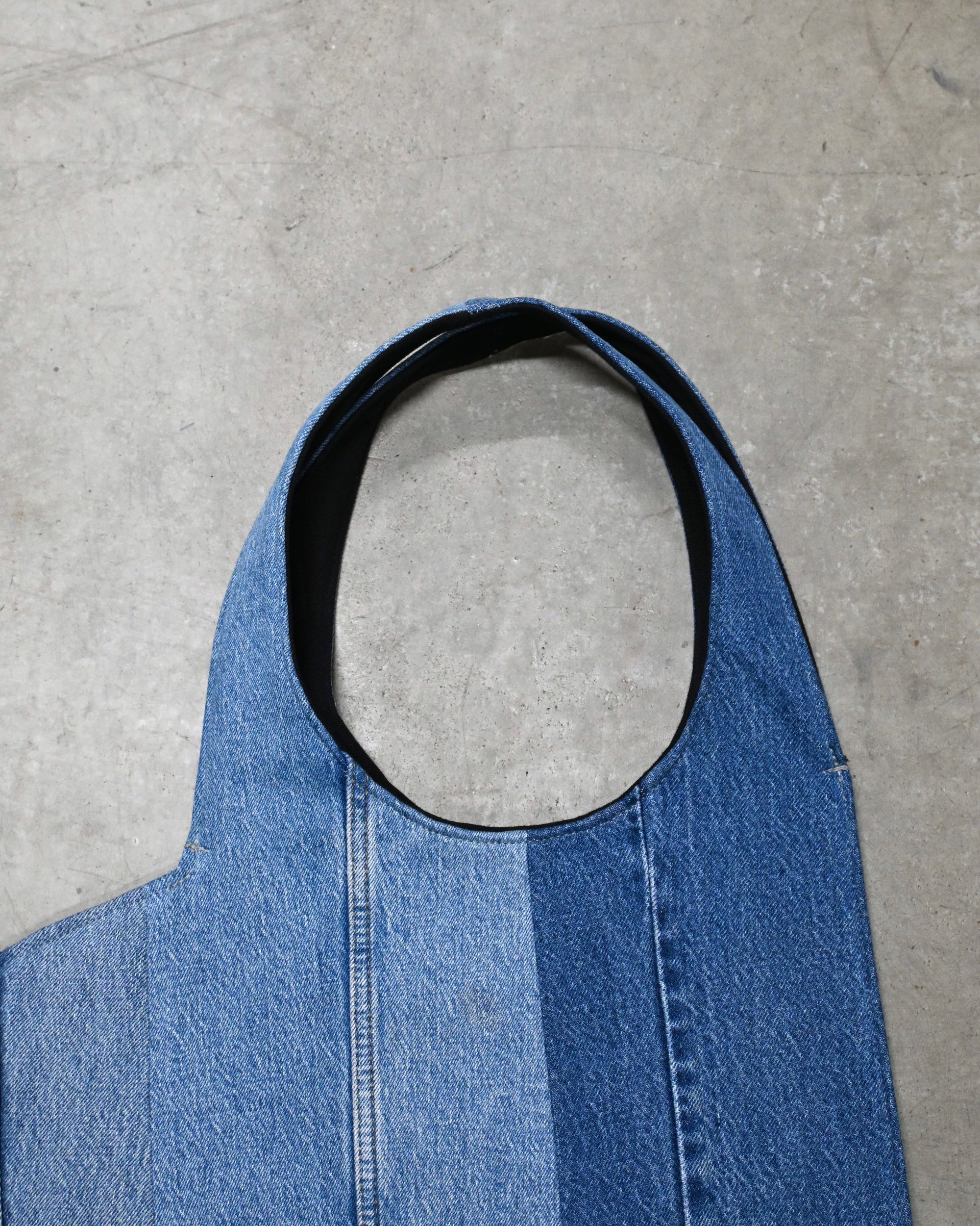 ID26-034-F /  denim heart bag【C】