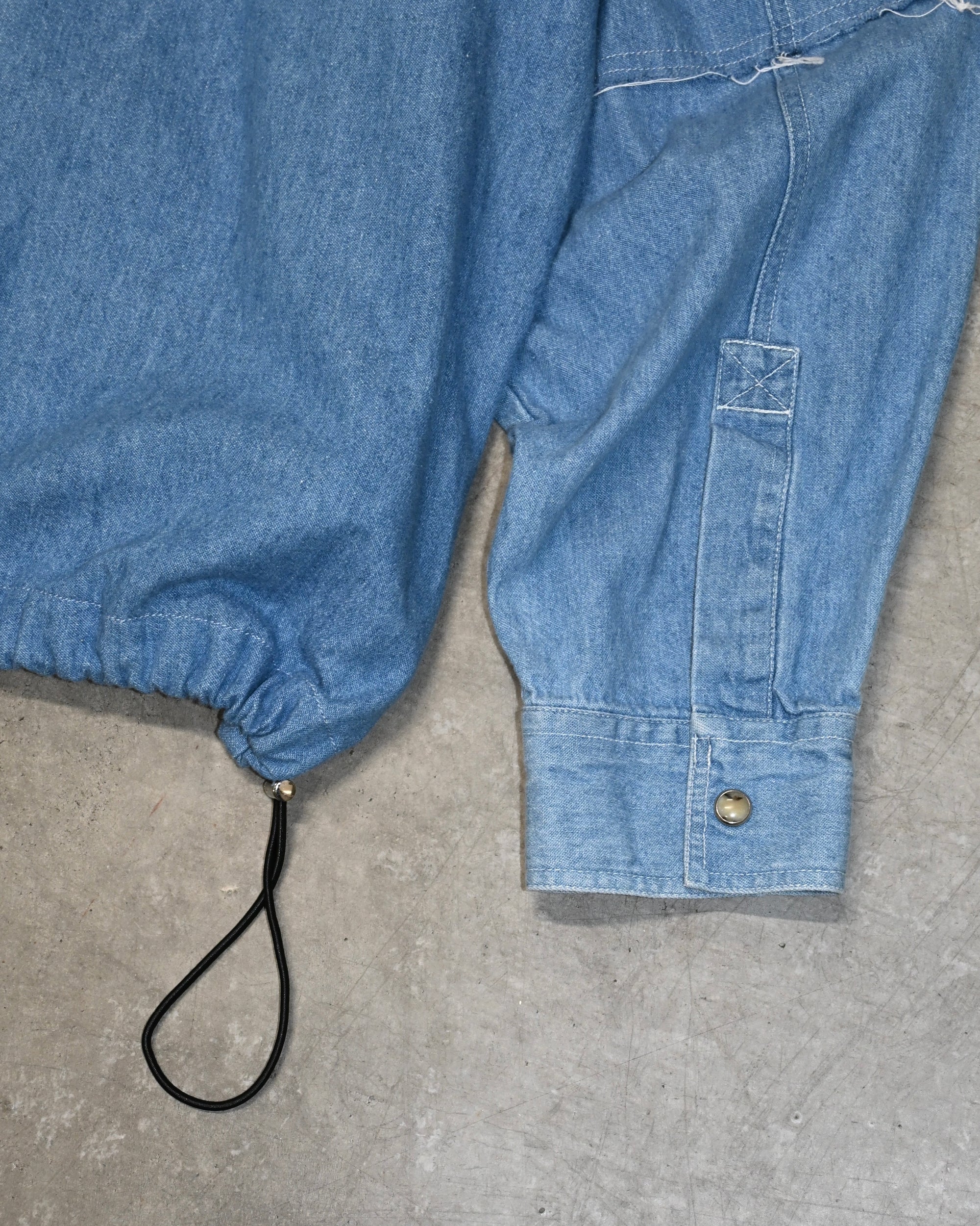 ID26-014-03-F / denim frill shirt 【B】