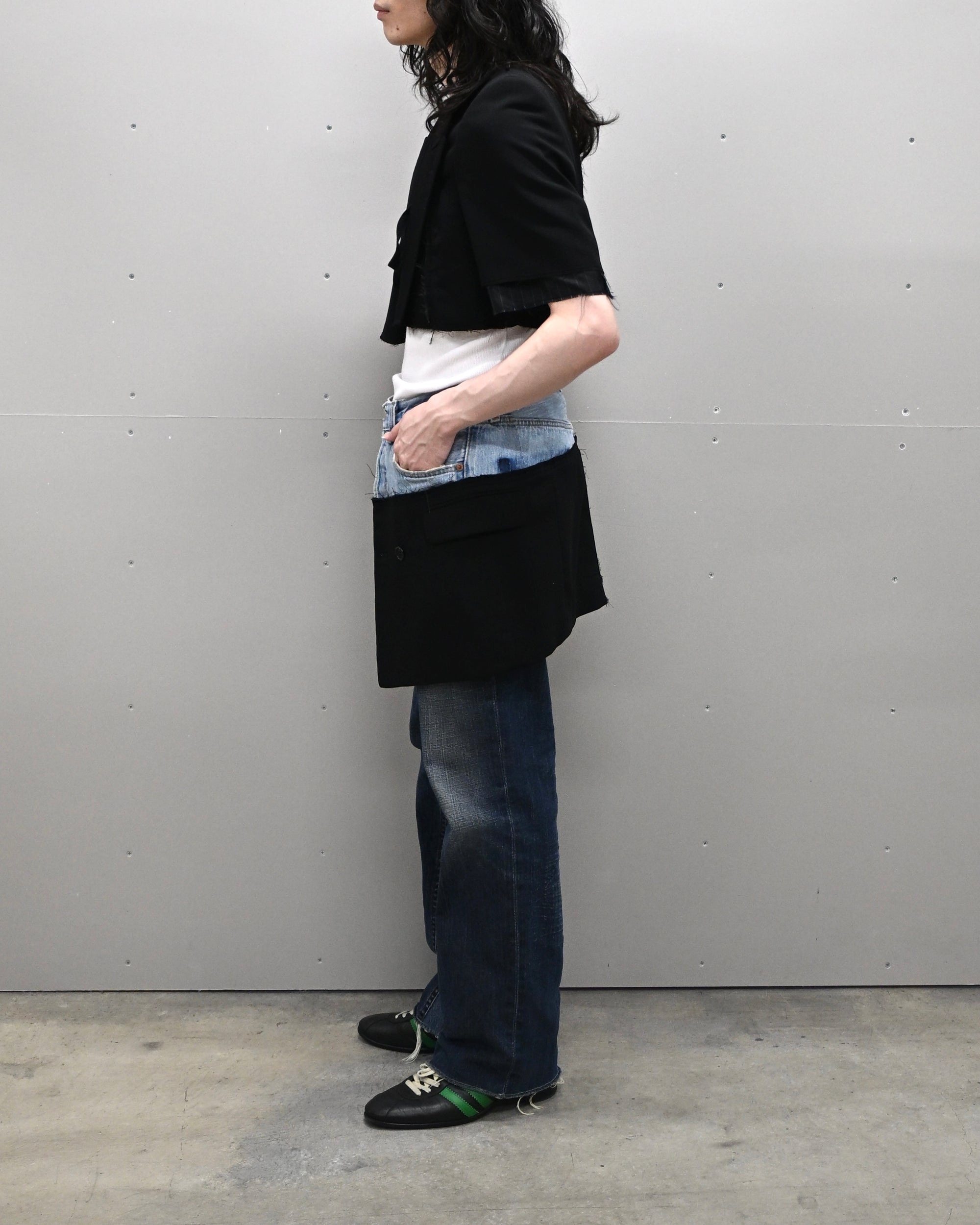 ID26-022-01-L / fake layered skirt 【A】