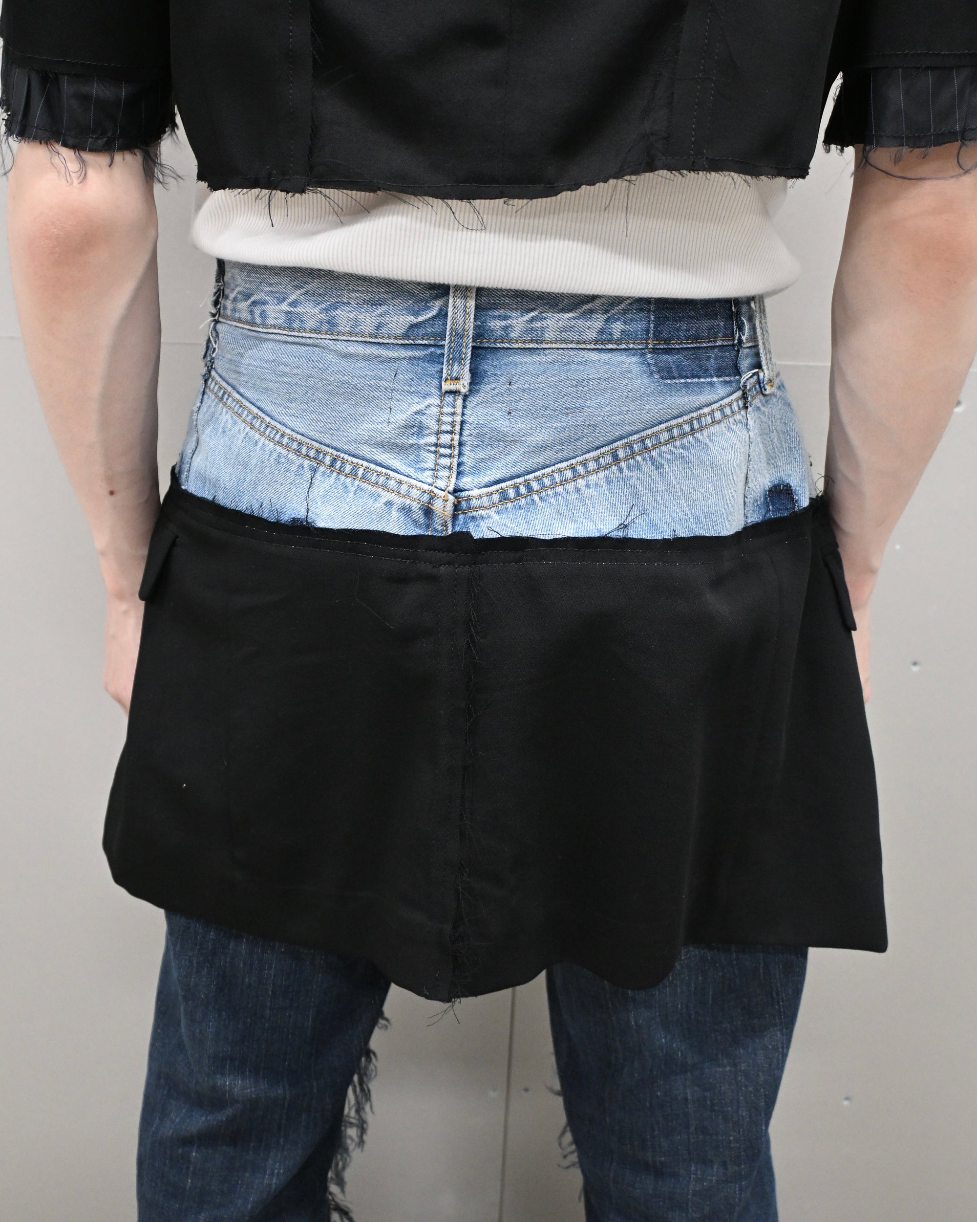 ID26-022-01-L / fake layered skirt 【A】