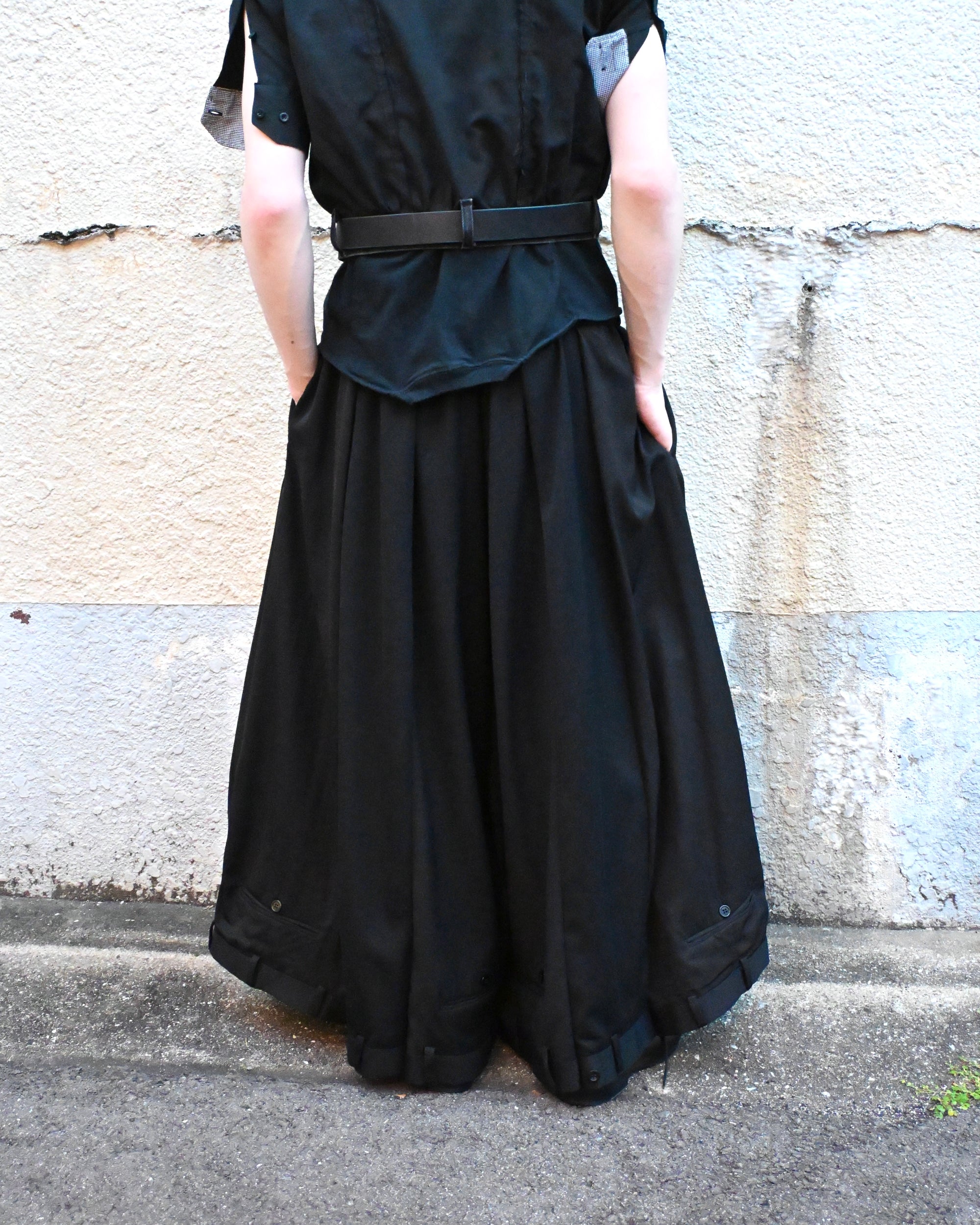 ID26-006-02-L / rebuild hakama slacks【A】