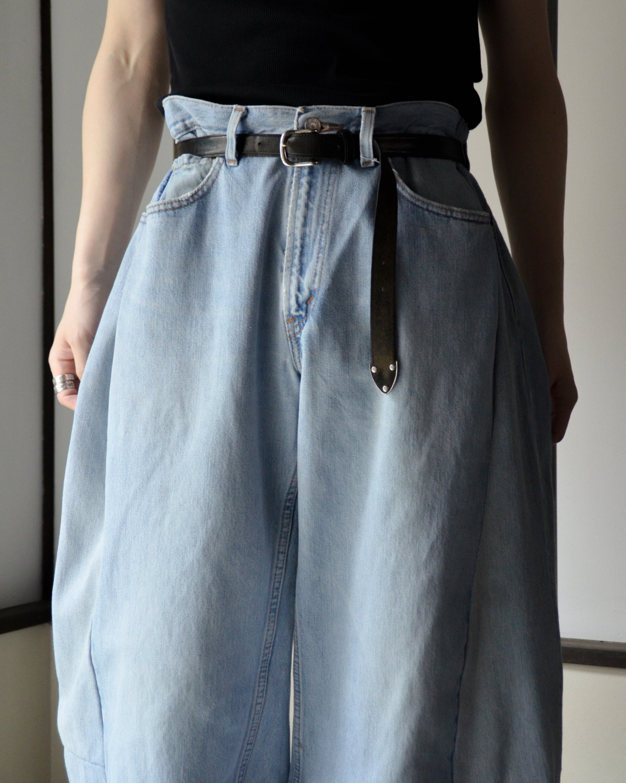 RE-010-18 / curve buggy denim【H】