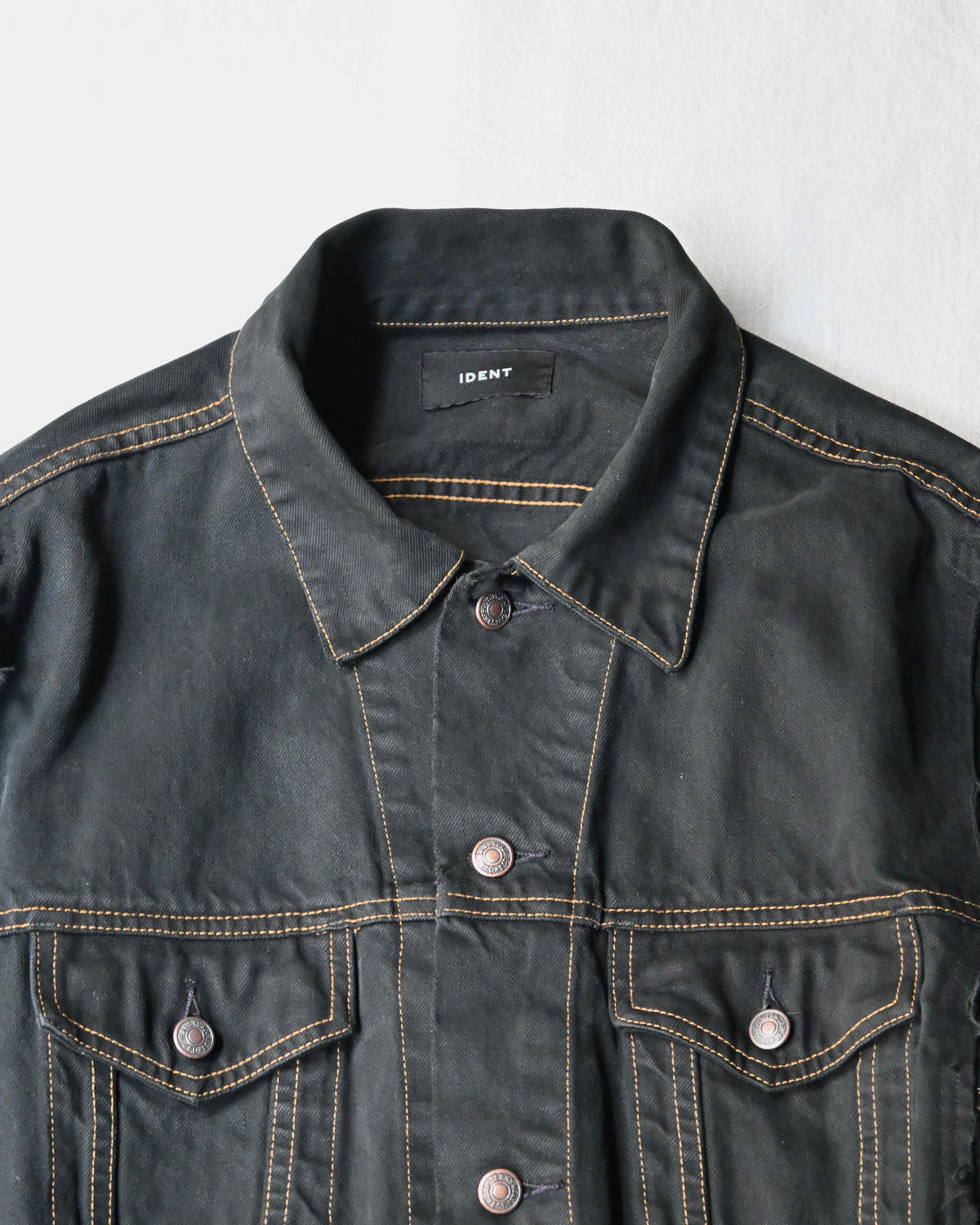 ID-006-07-F / rebuild denim overdyed【B】