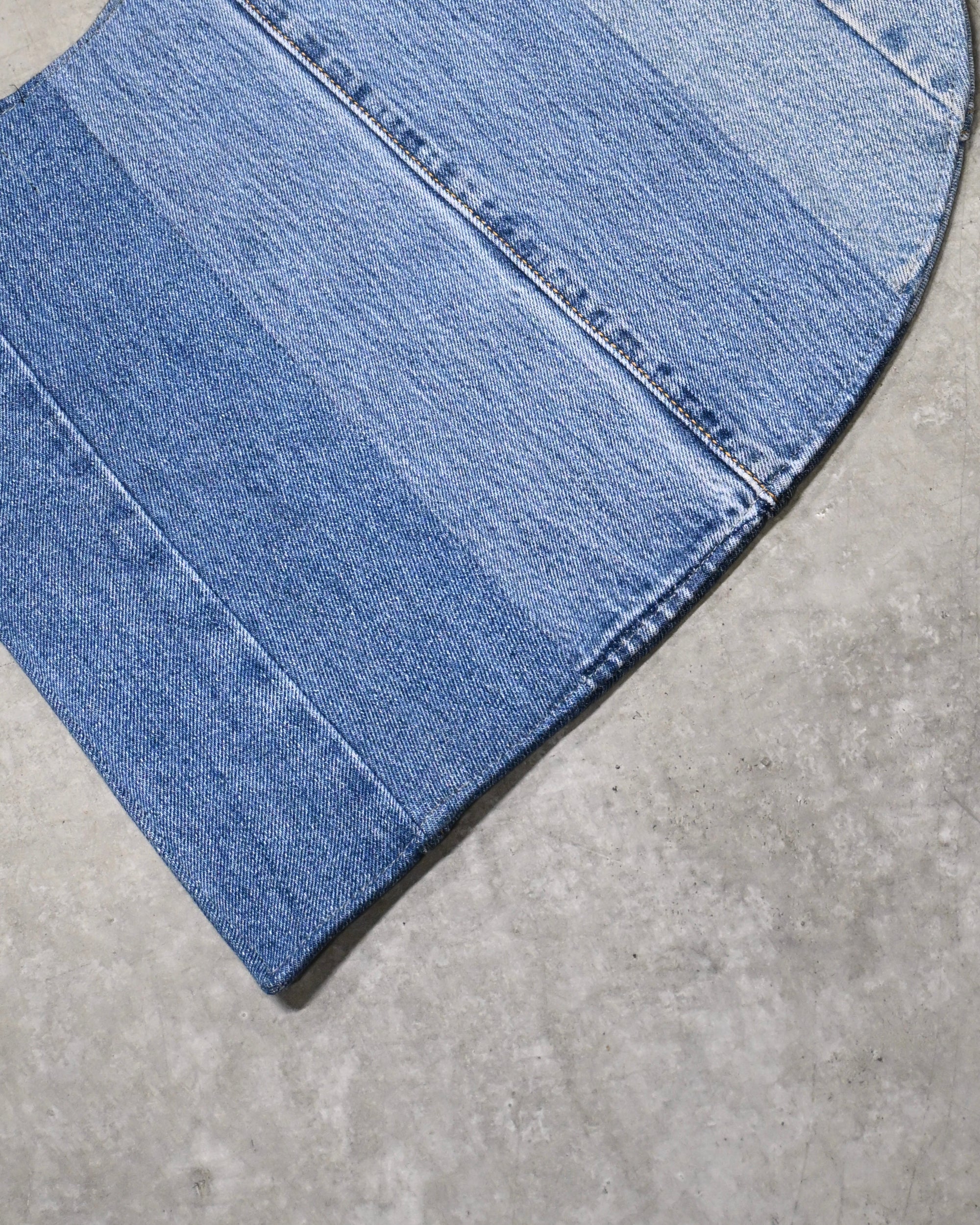 ID26-034-F /  denim heart bag【E】