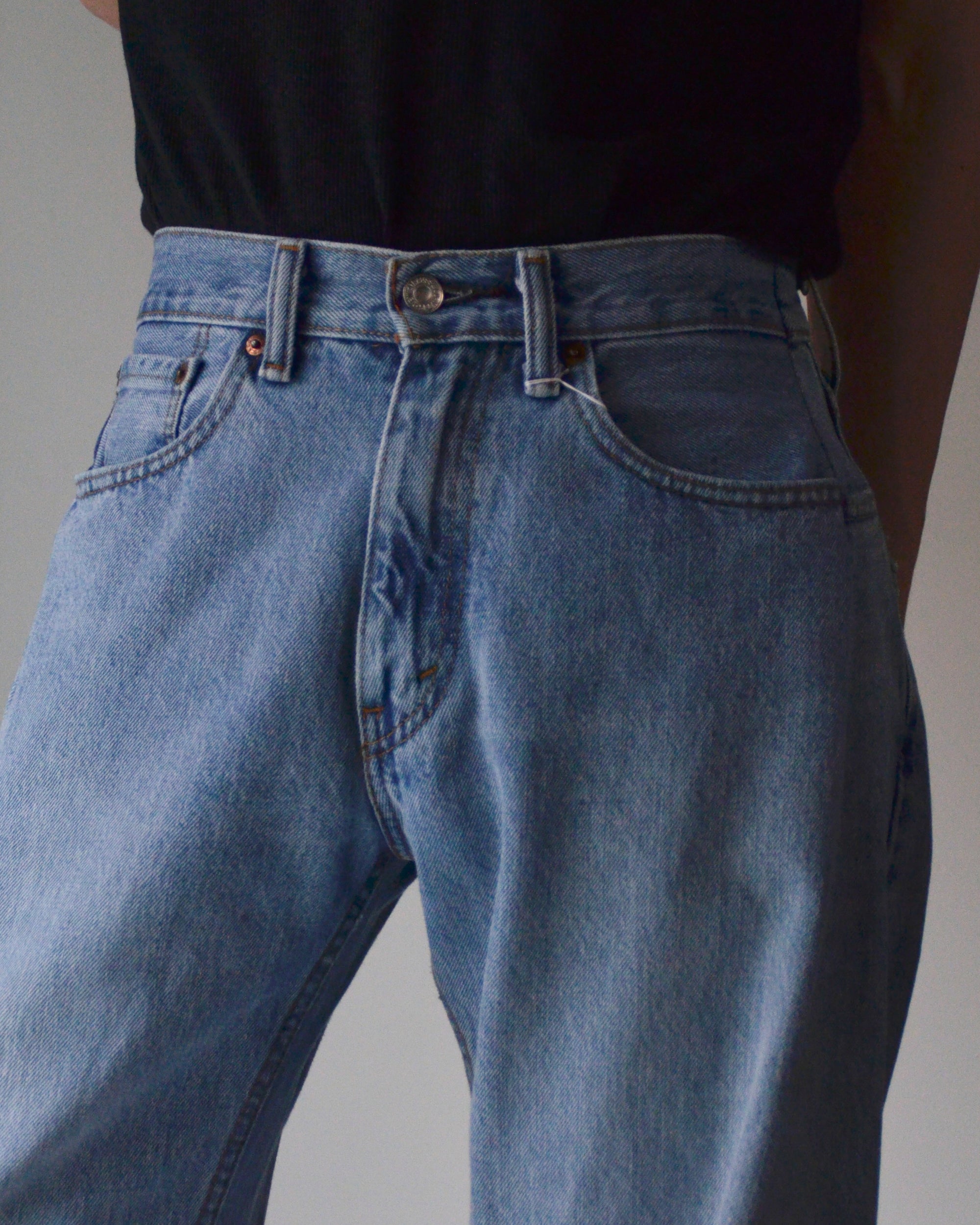 RE-010-15 / curve buggy denim【B】