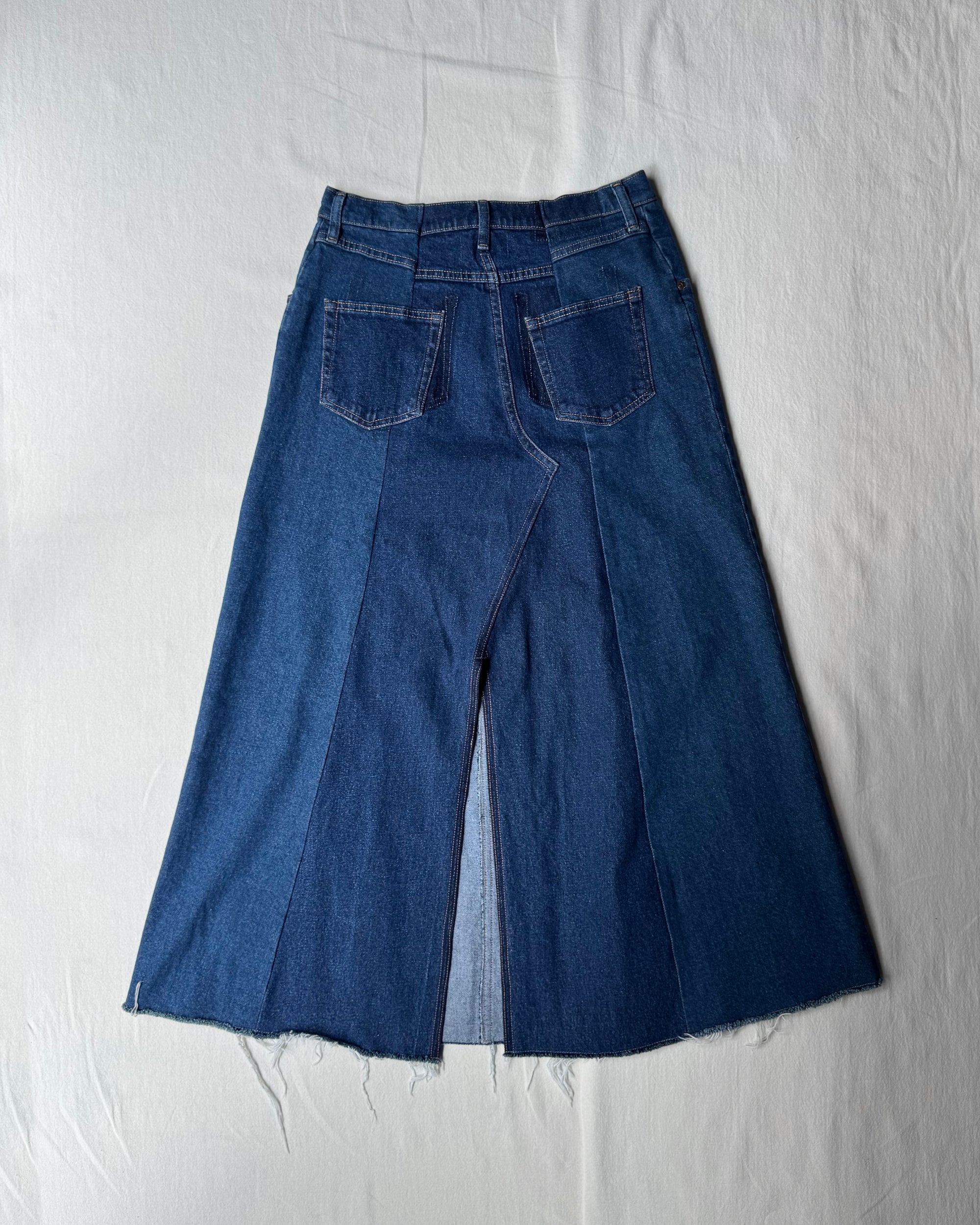 ID25-020-L-01 / rebuild denim skirt【B】