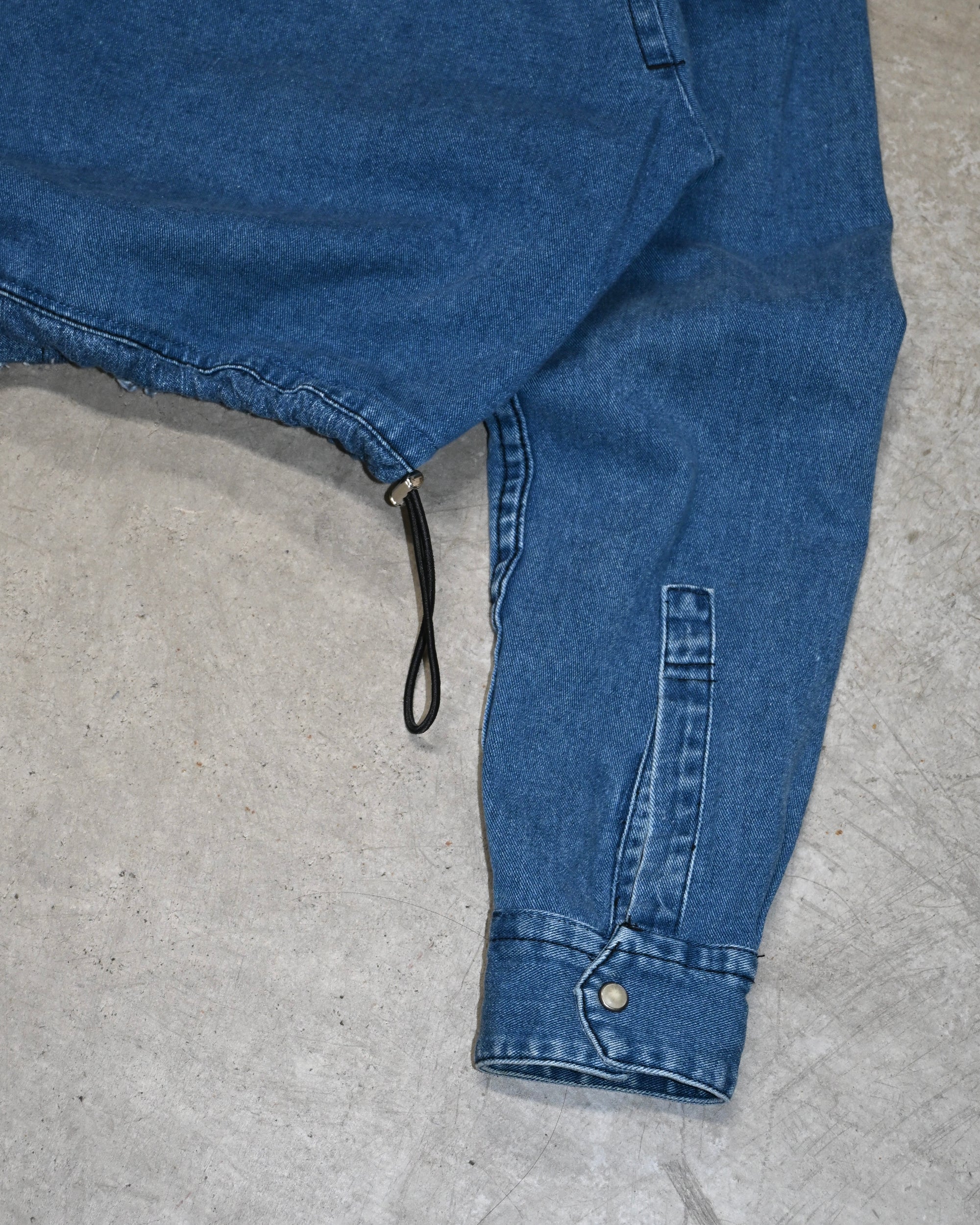 ID26-014-04-F / denim frill shirt 【B】