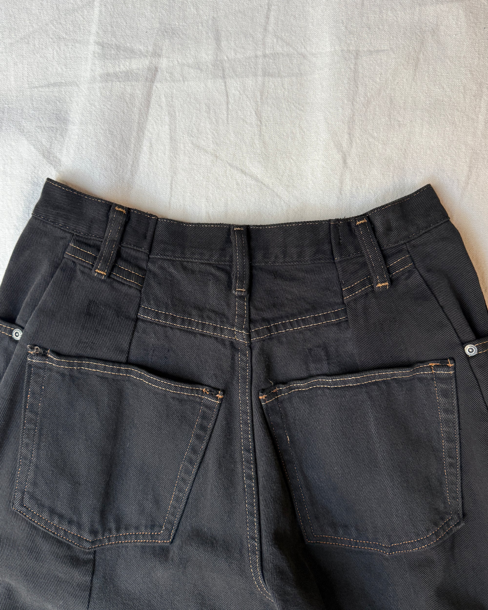 ID-005-S / curve buggy denim over dyed【B】