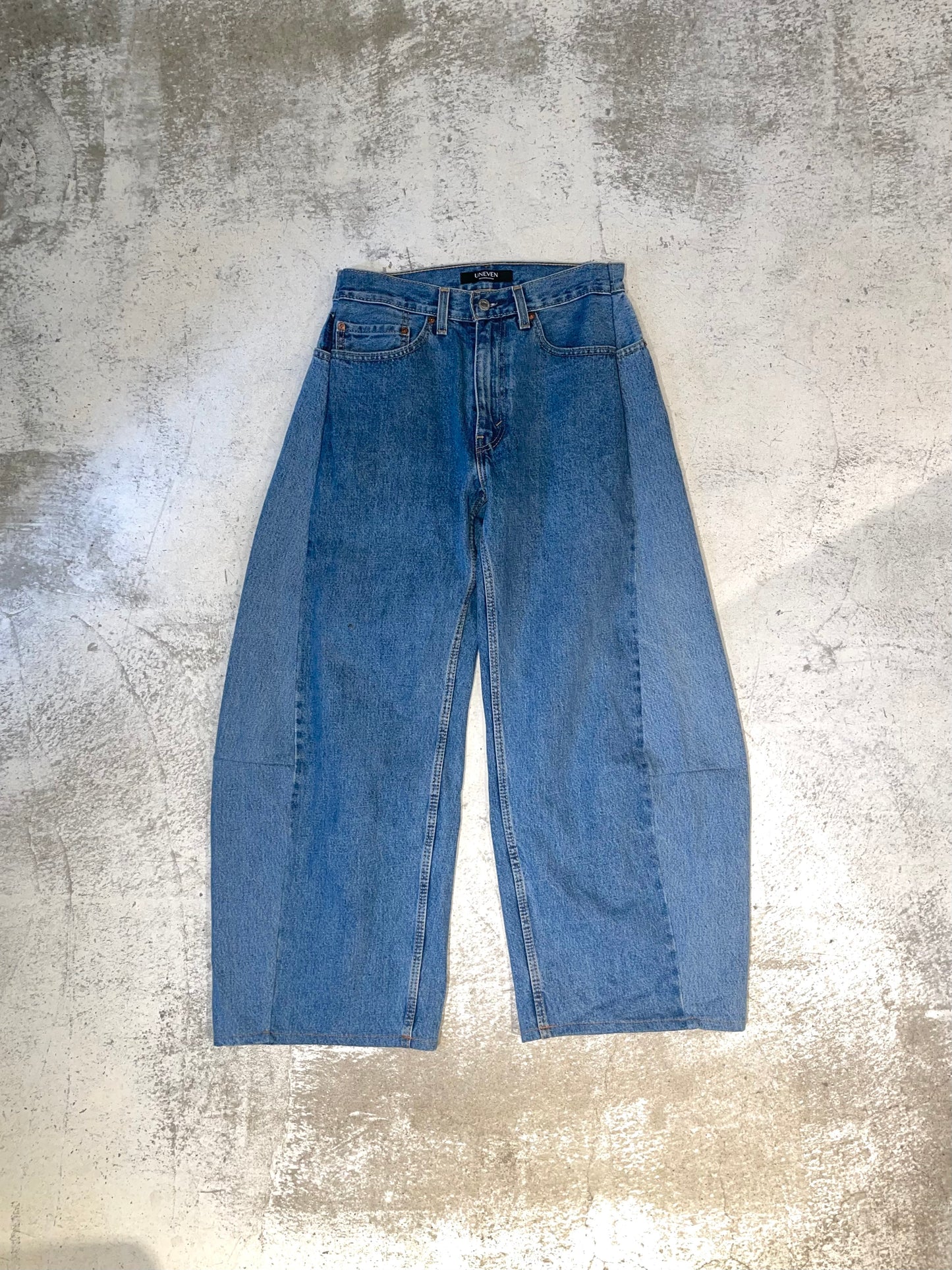 RE-010-09 / curve buggy denim【A】
