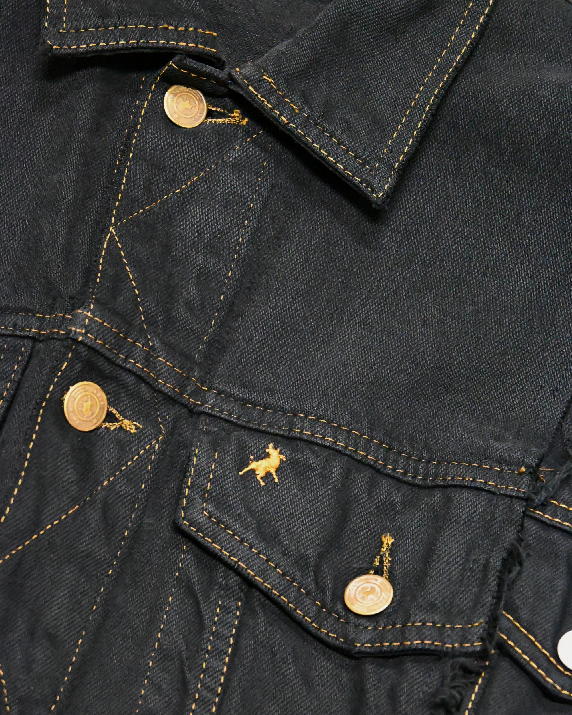 ID-006–05-F / rebuild kimono denim overdyed【A】