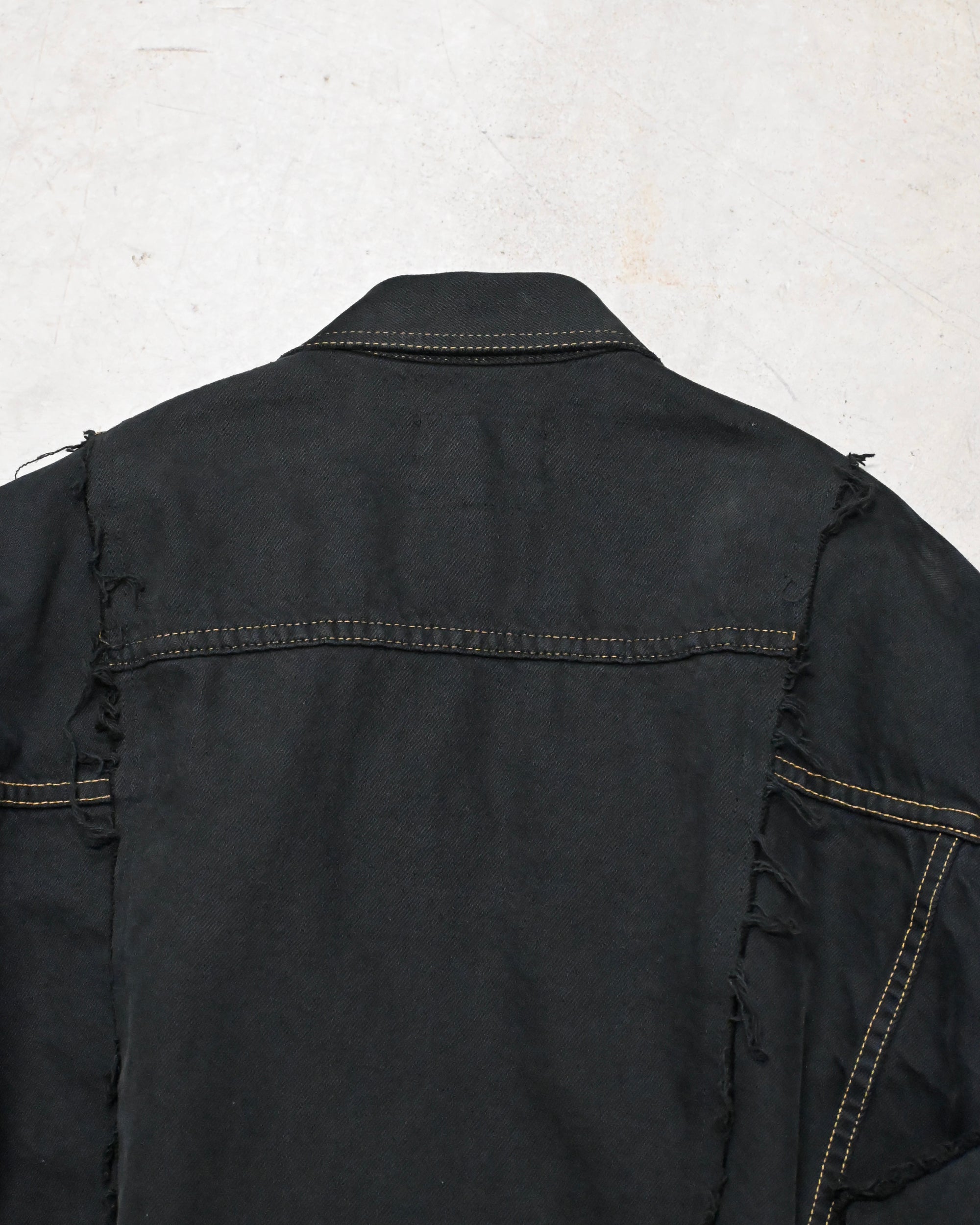 ID-006–05-F / rebuild kimono denim overdyed【A】
