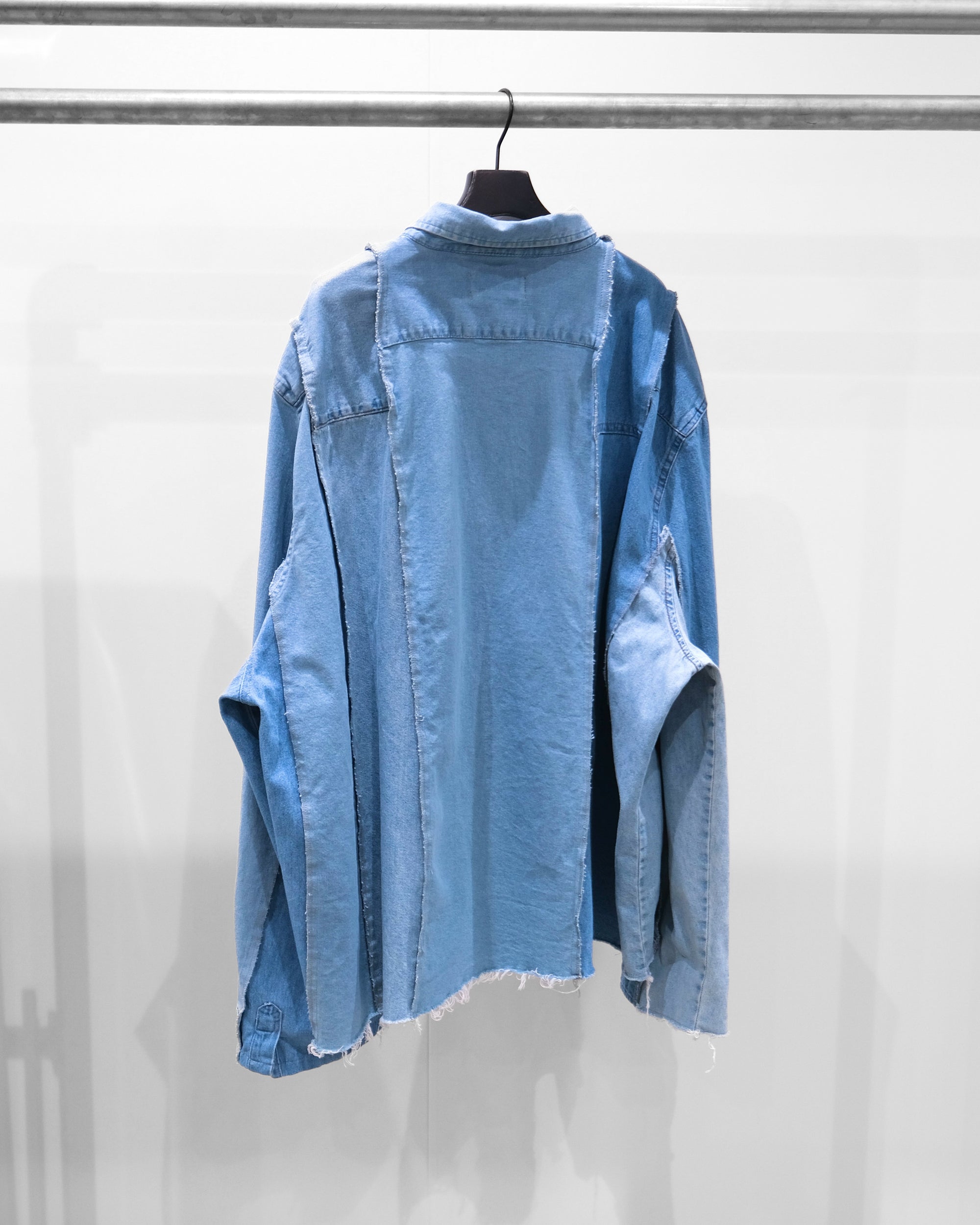 ID25-028-F / docking over denim shirt jacket【D】
