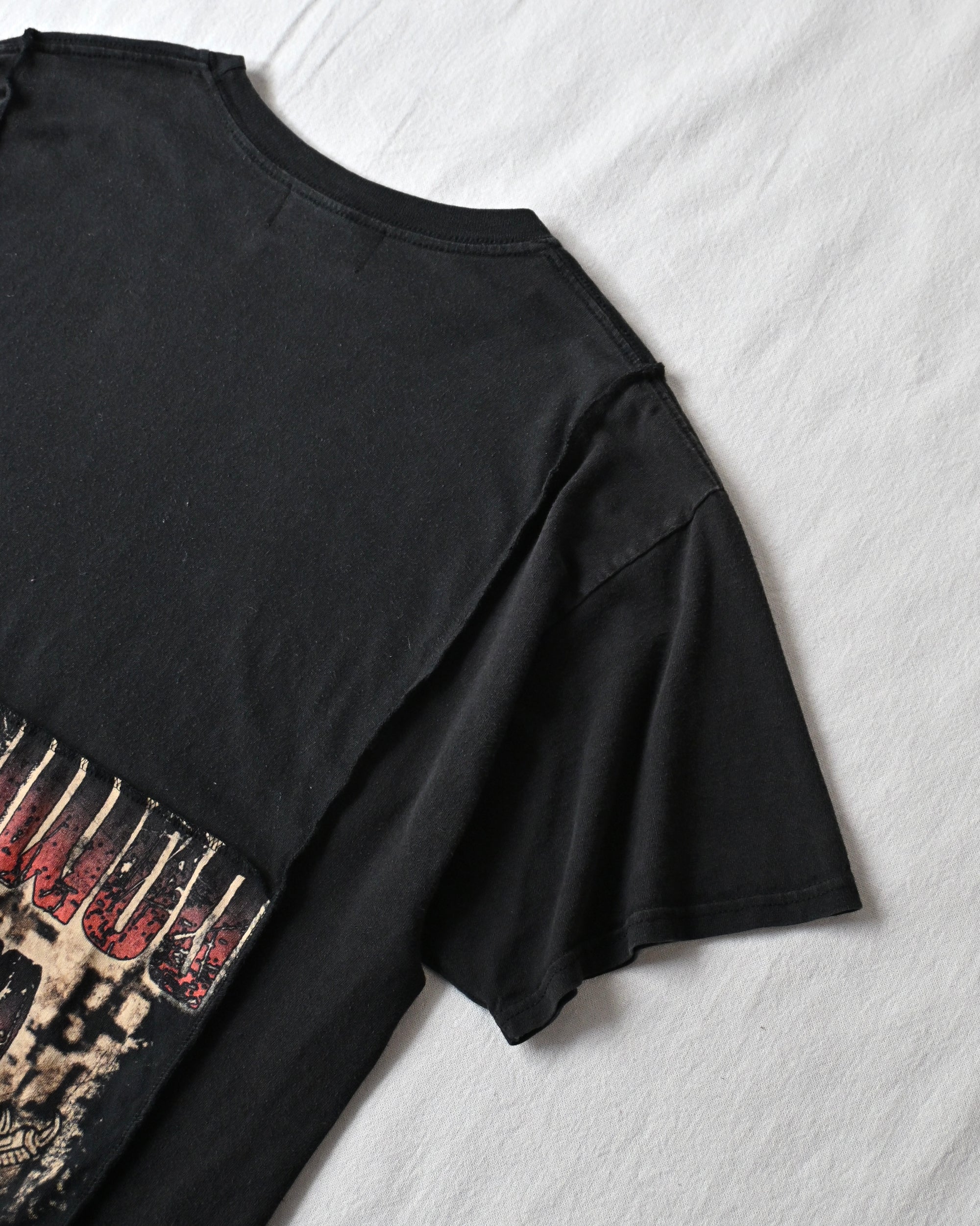 ID26-028-F / mirrored band tee【C】