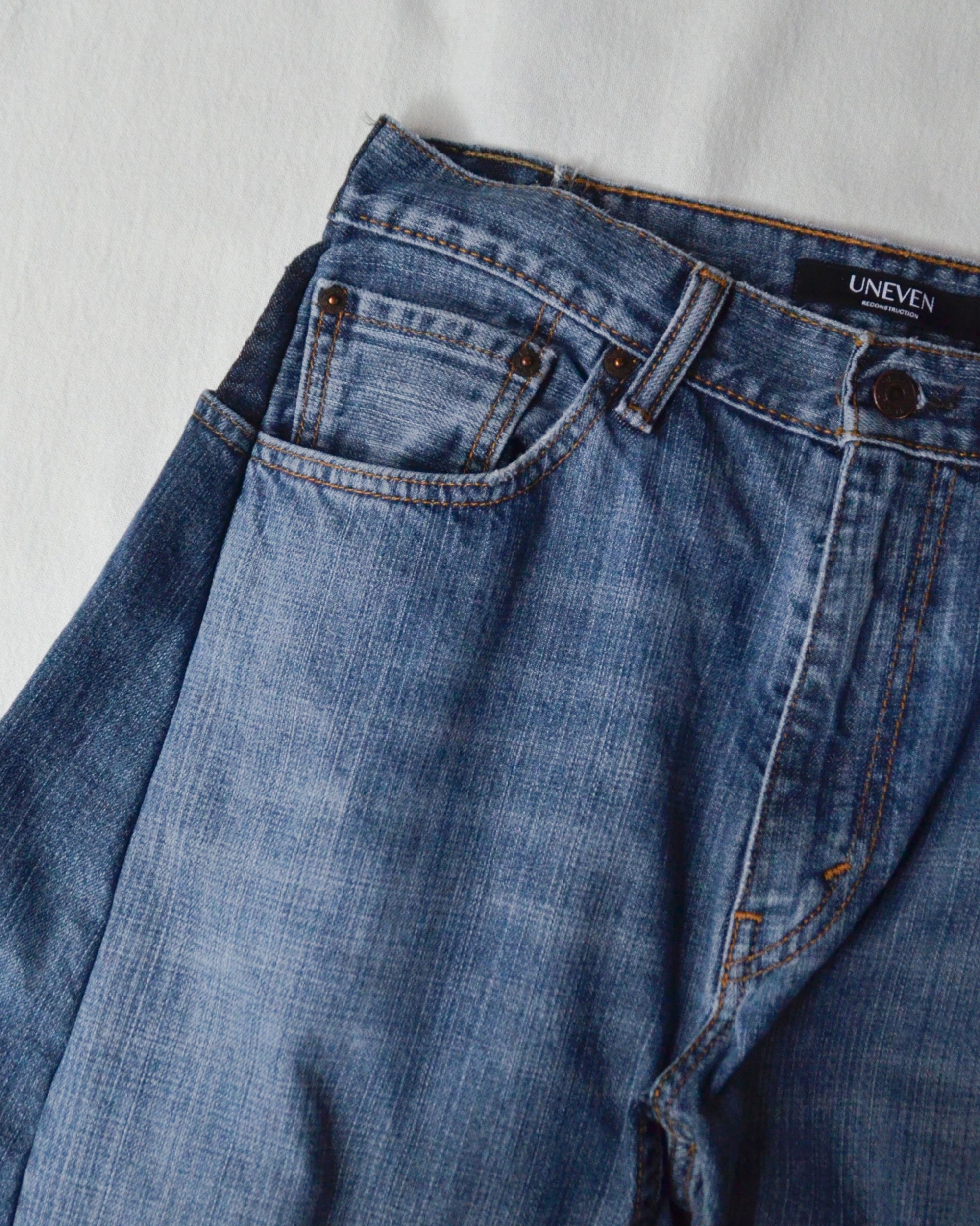 RE-010-18 / curve buggy denim【C】