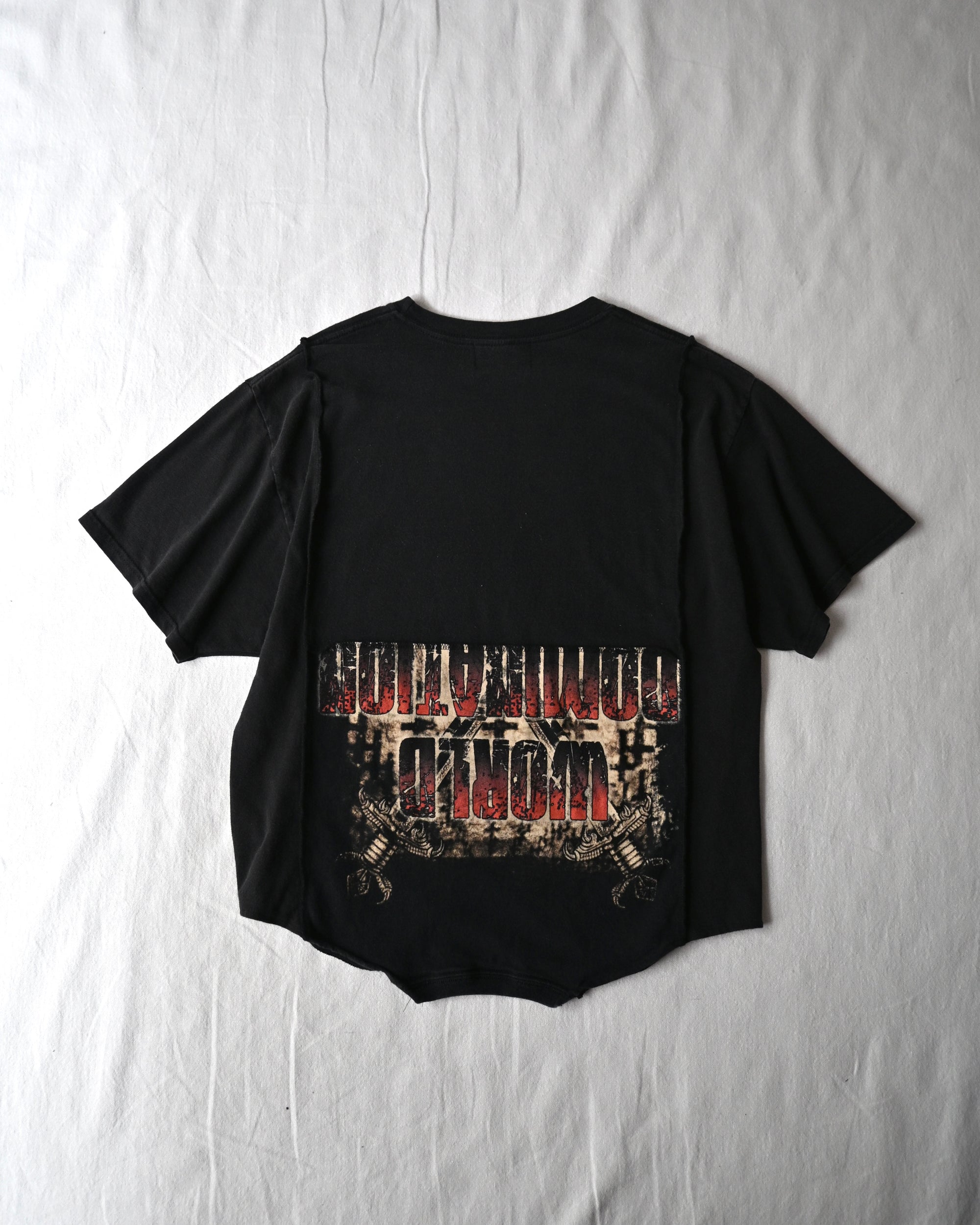 ID26-028-F / mirrored band tee【C】