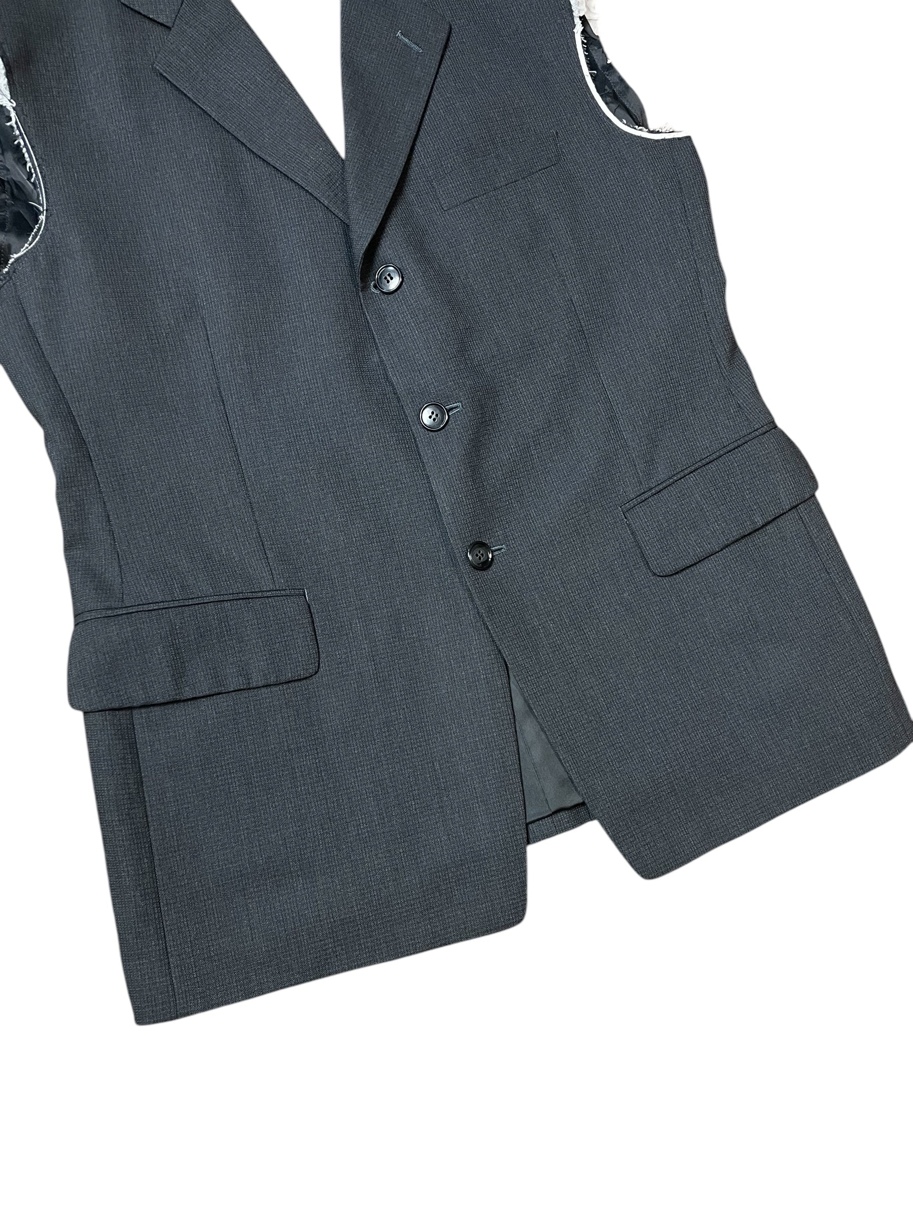 RE-012/open back vest【C】