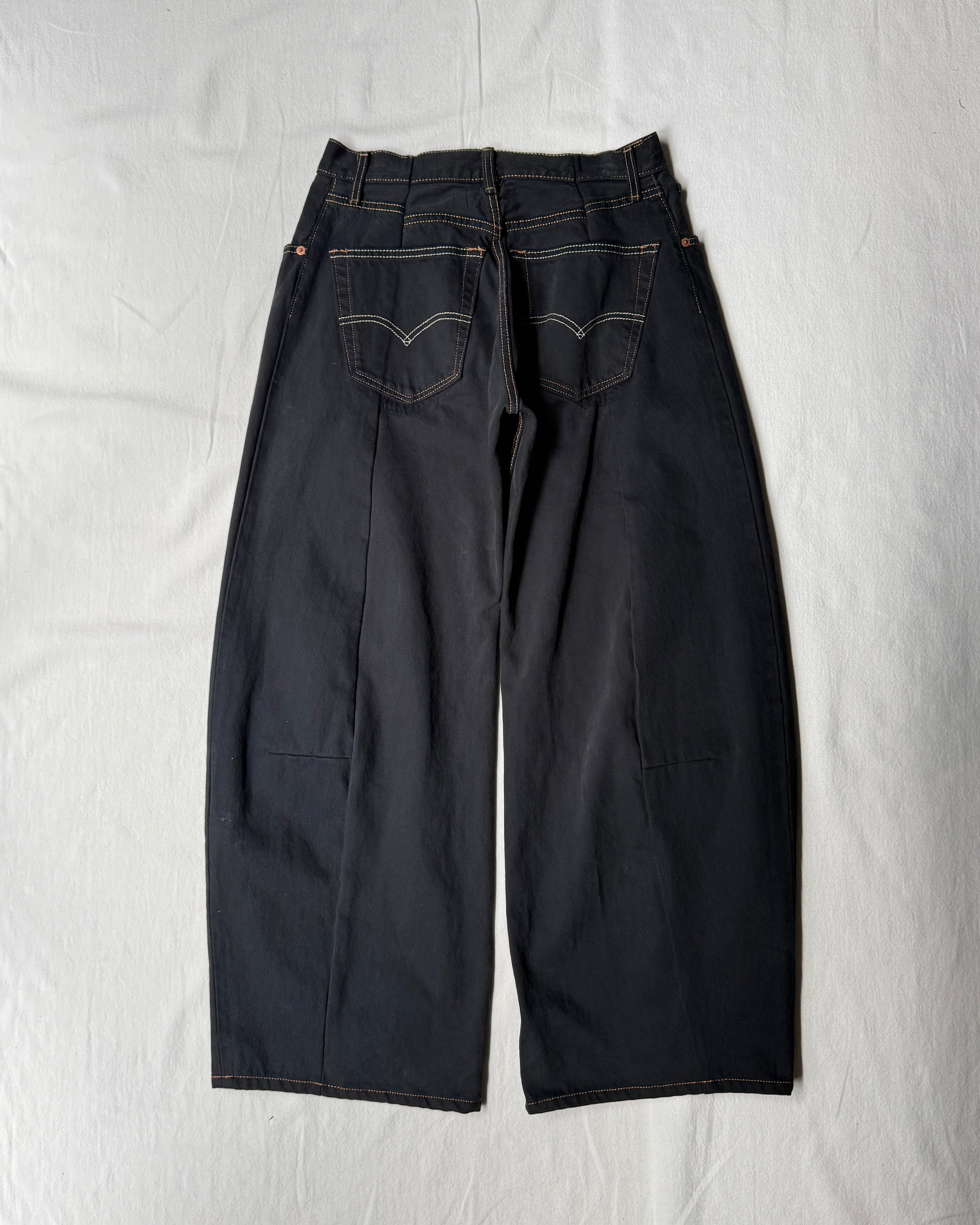 ID-005-M / curve buggy denim over dyed【C】