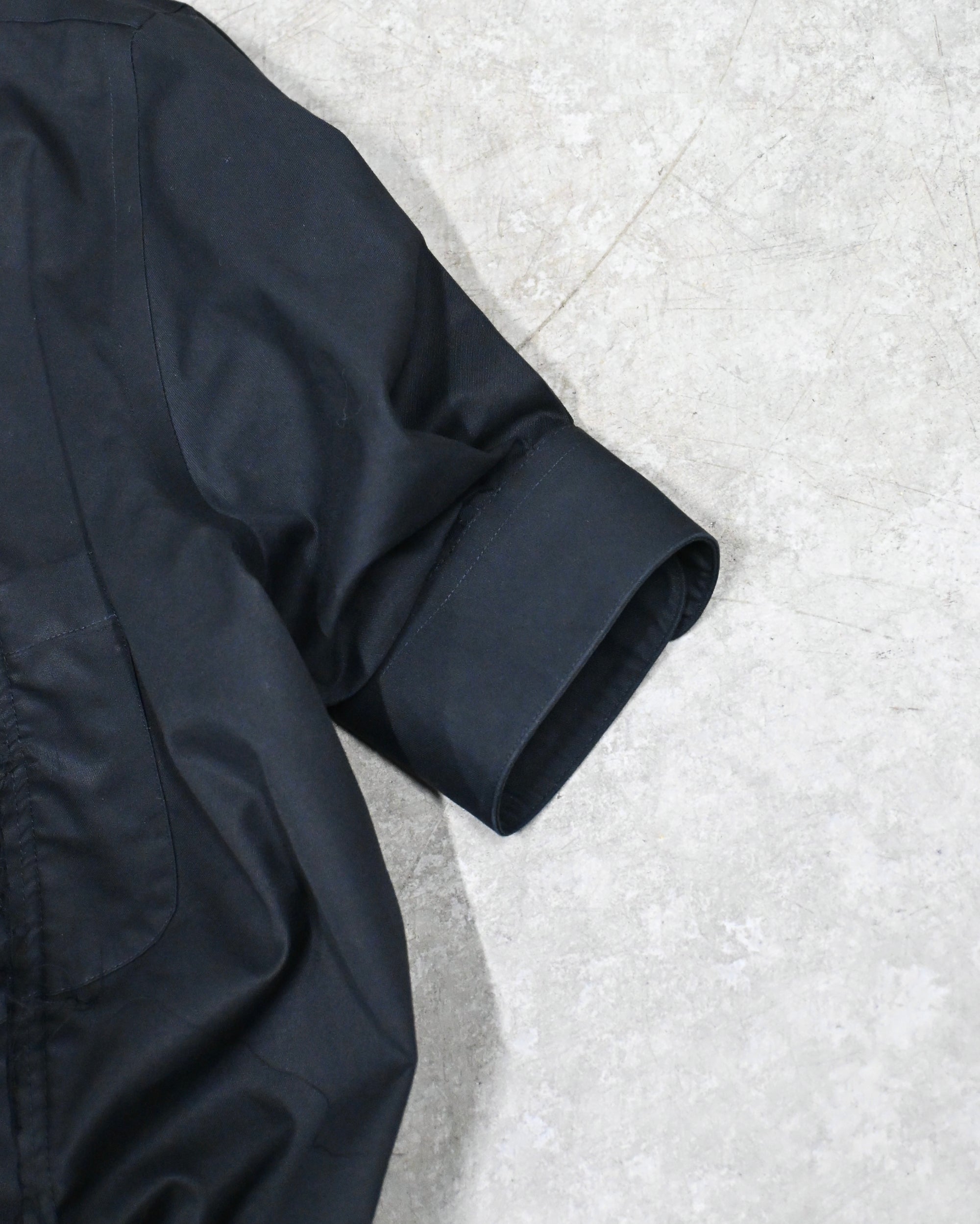 ID26-036-L / denim waist short sleeve shirt【A】
