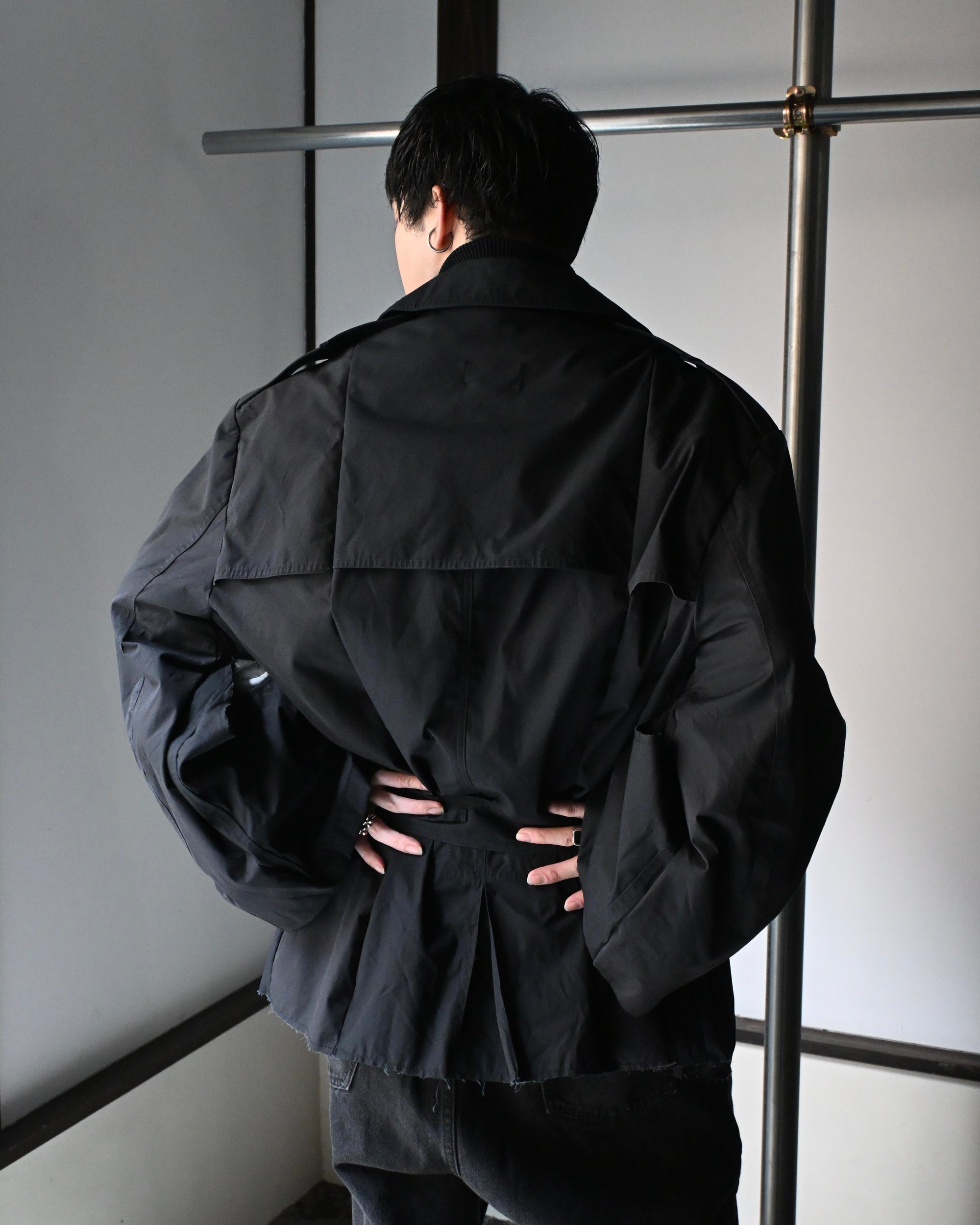 ID26-001-02-F / rebuild trench jacket【C】
