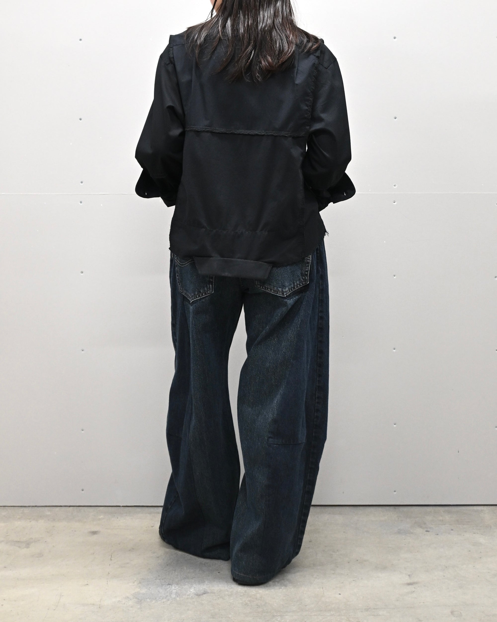 ID-001-15-S / curve buggy denim 【A】