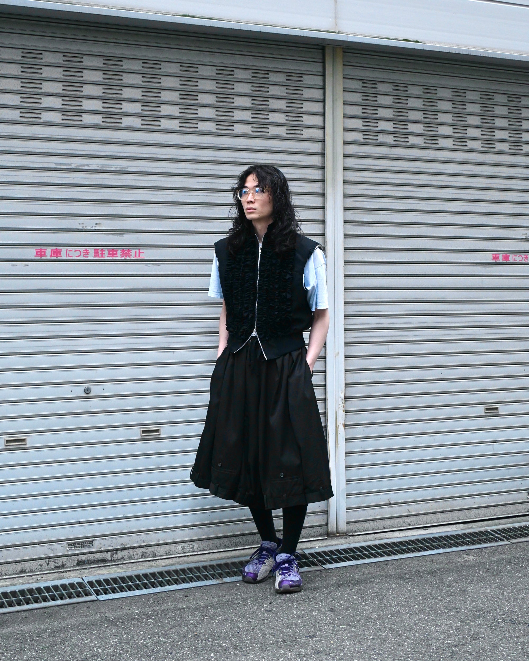 ID26-006-03-S / rebuild hakama slacks【A】