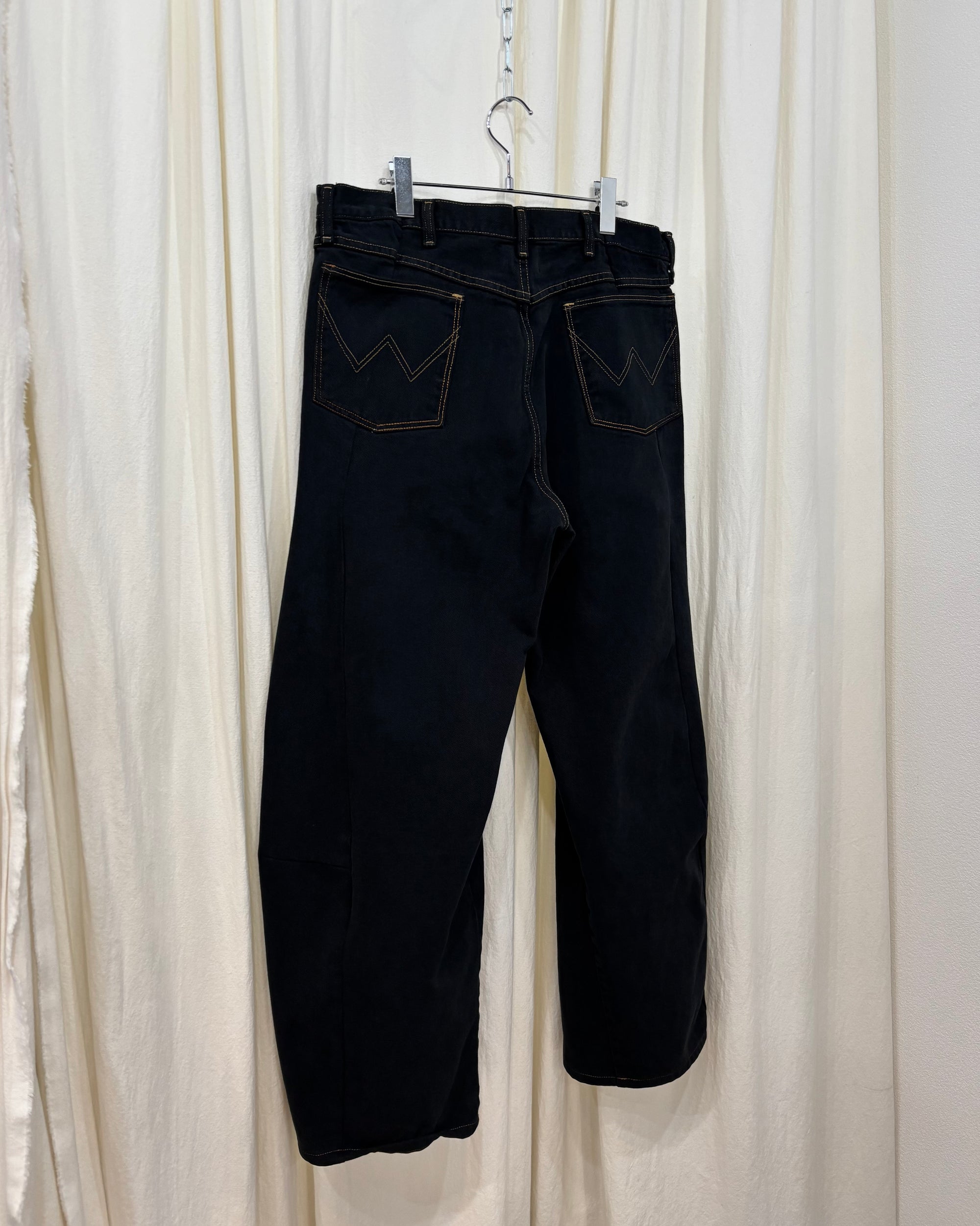ID-005–06-XL / curve buggy denim overdyed【A】