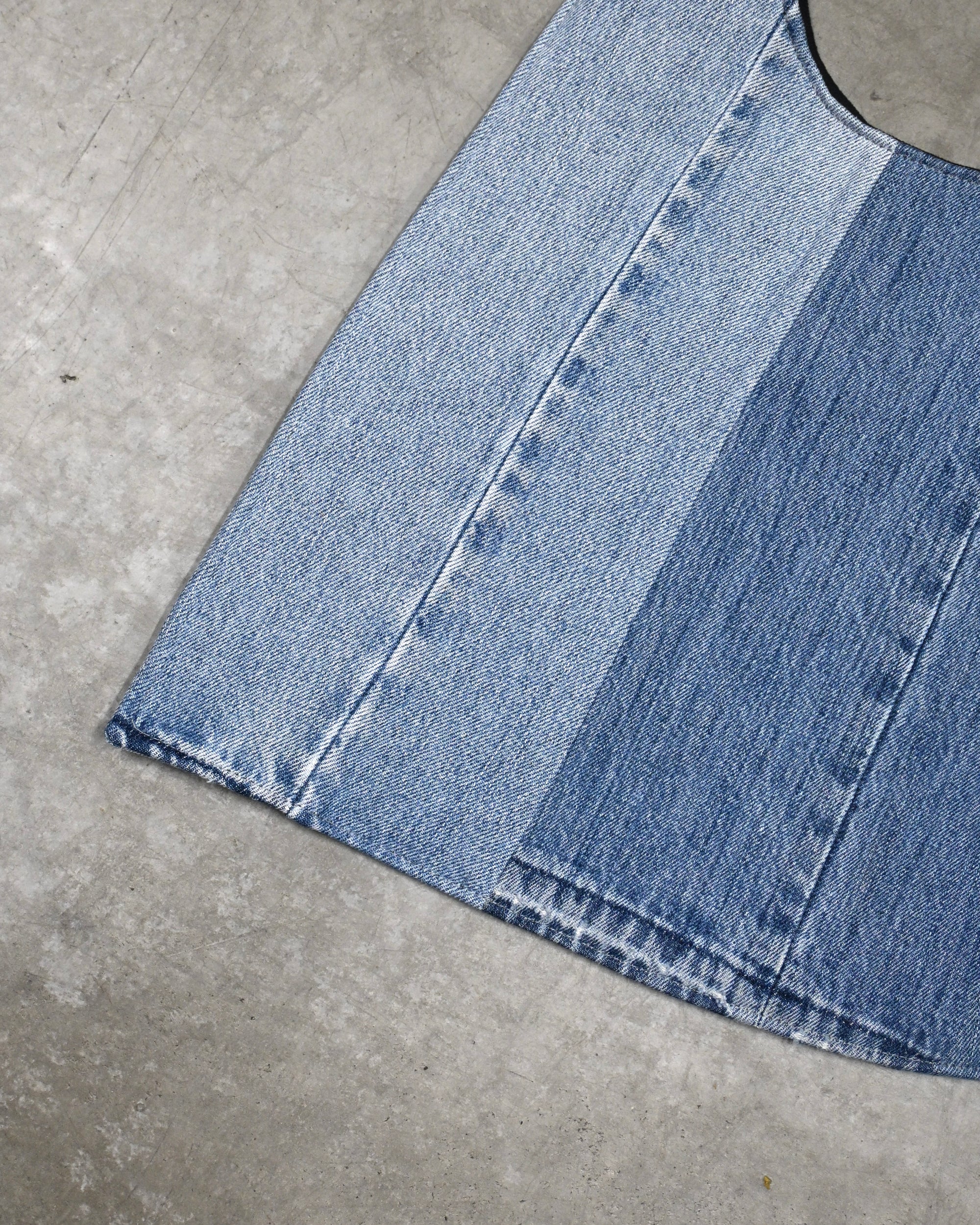 ID26-034-F /  denim heart bag【D】