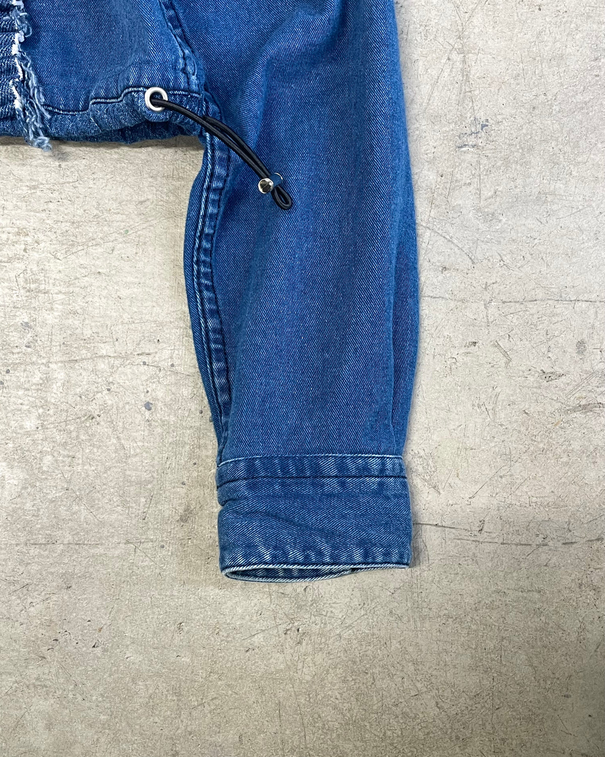 ID26-014-04-F / denim frill shirt 【B】