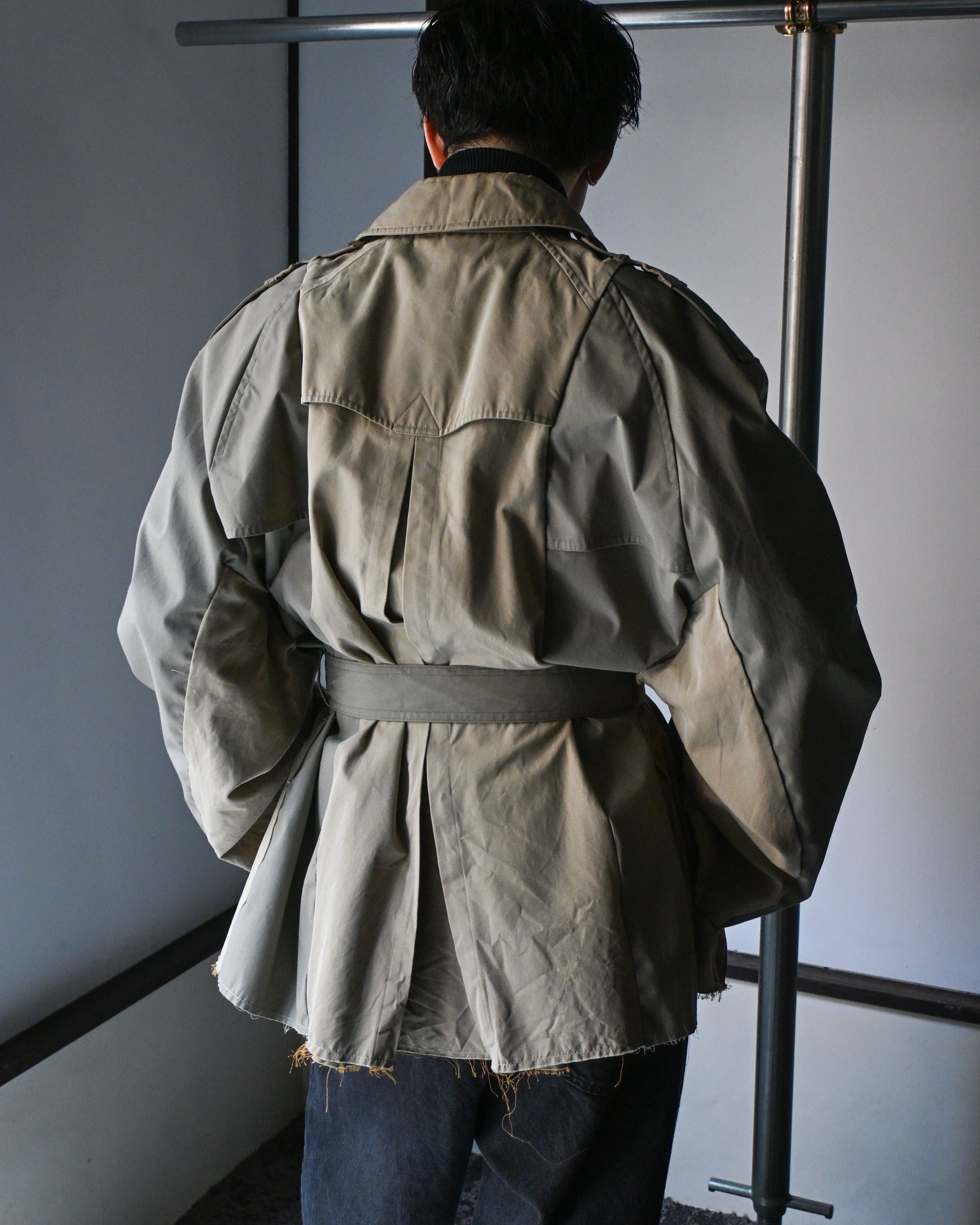 ID26-001-02-F / rebuild trench jacket【A】