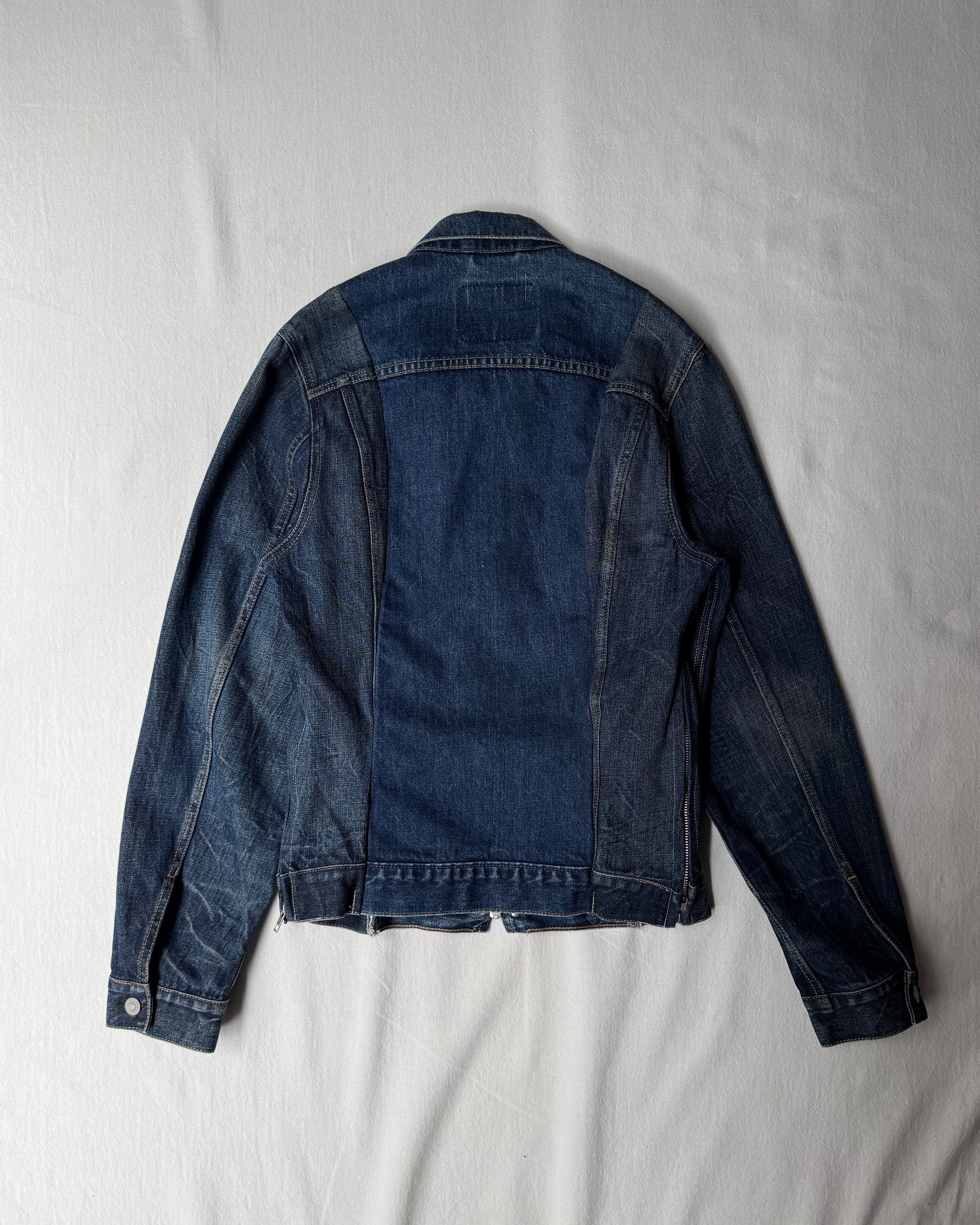 ID25-008 / zip denim jacket【A】