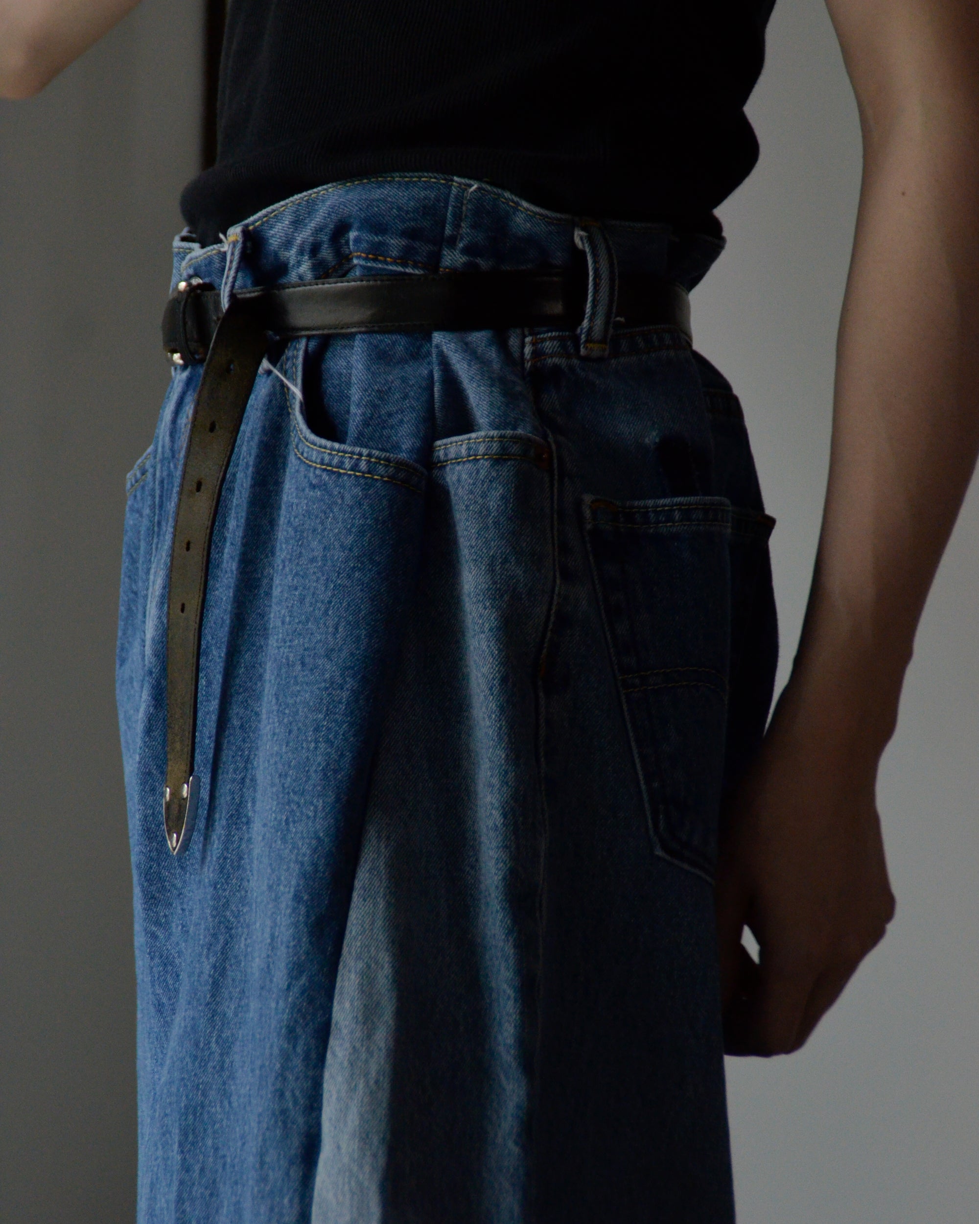 RE-010-18 / curve buggy denim【J】