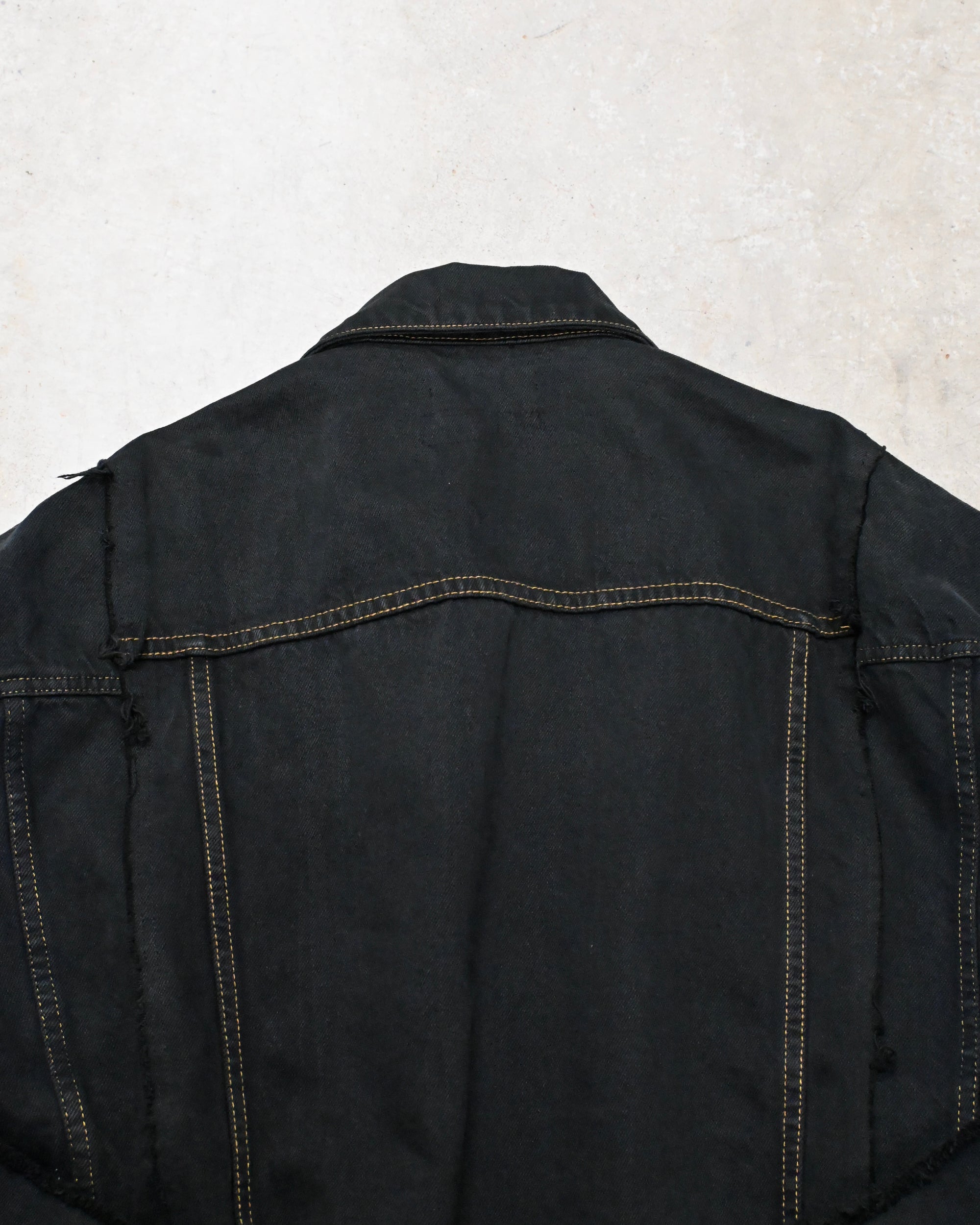 ID-006-06-F / rebuild kimono denim overdyed【A】