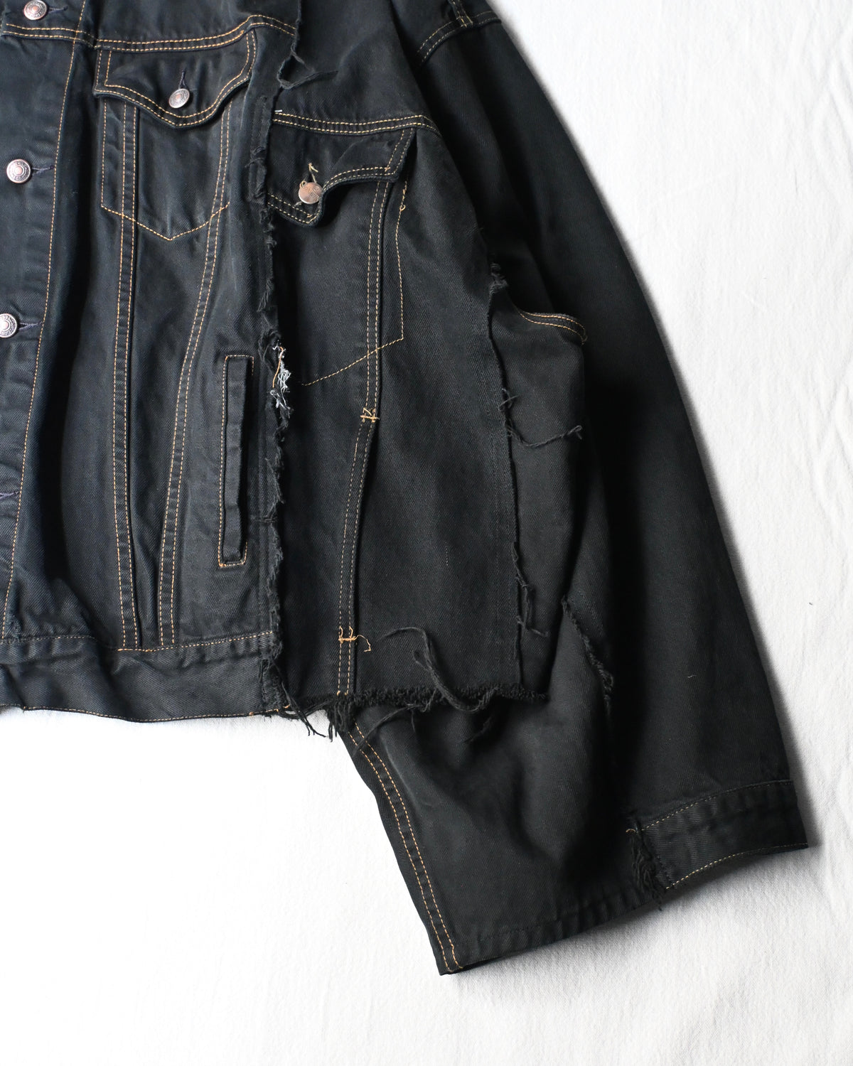ID-006-07-F / rebuild denim overdyed【B】