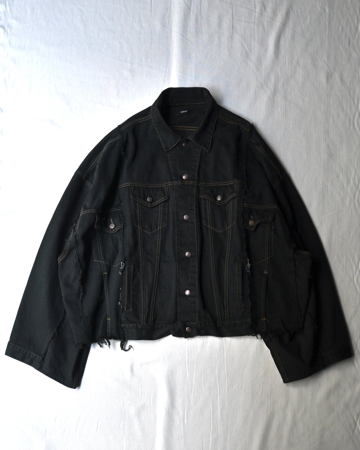 ID-006-07-F / rebuild denim overdyed【B】