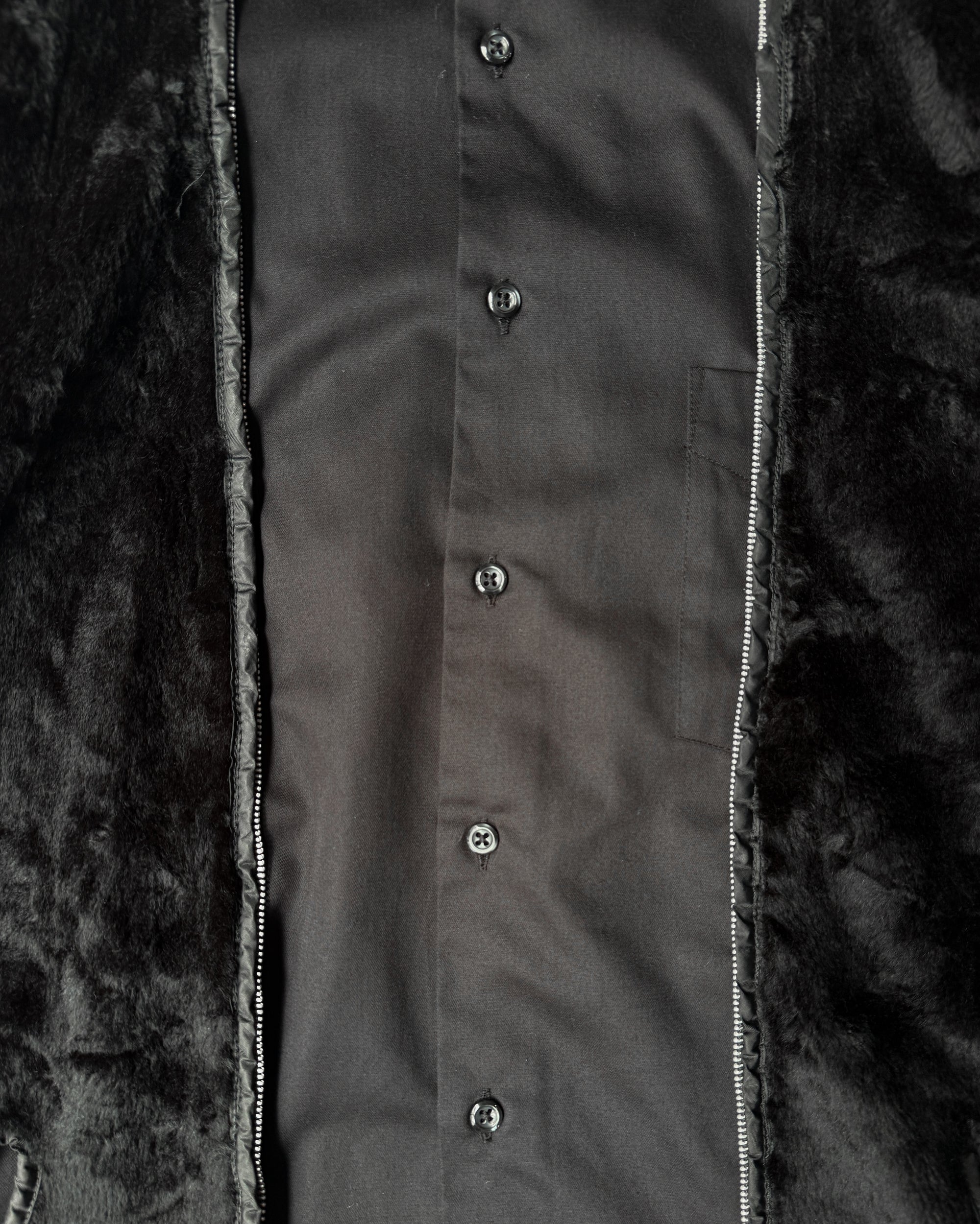 ID25-022-F / liner layered shirt【B】