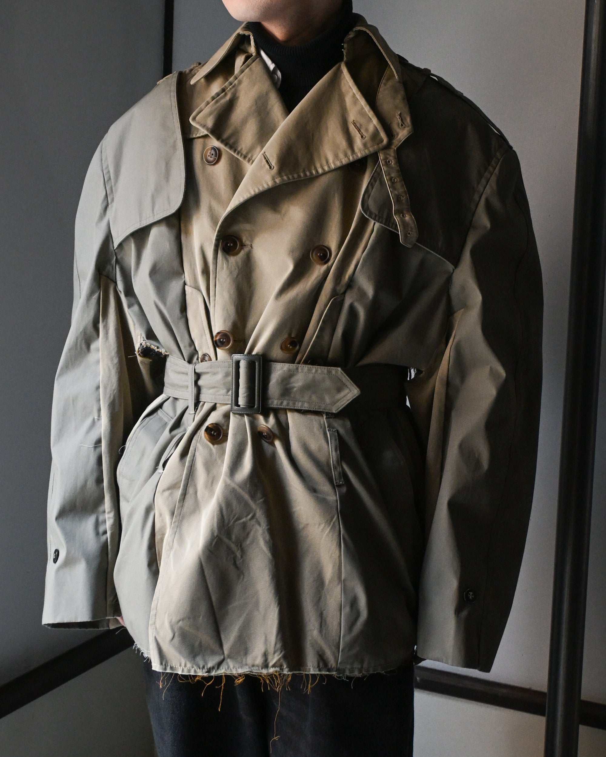 ID26-001-02-F / rebuild trench jacket【A】