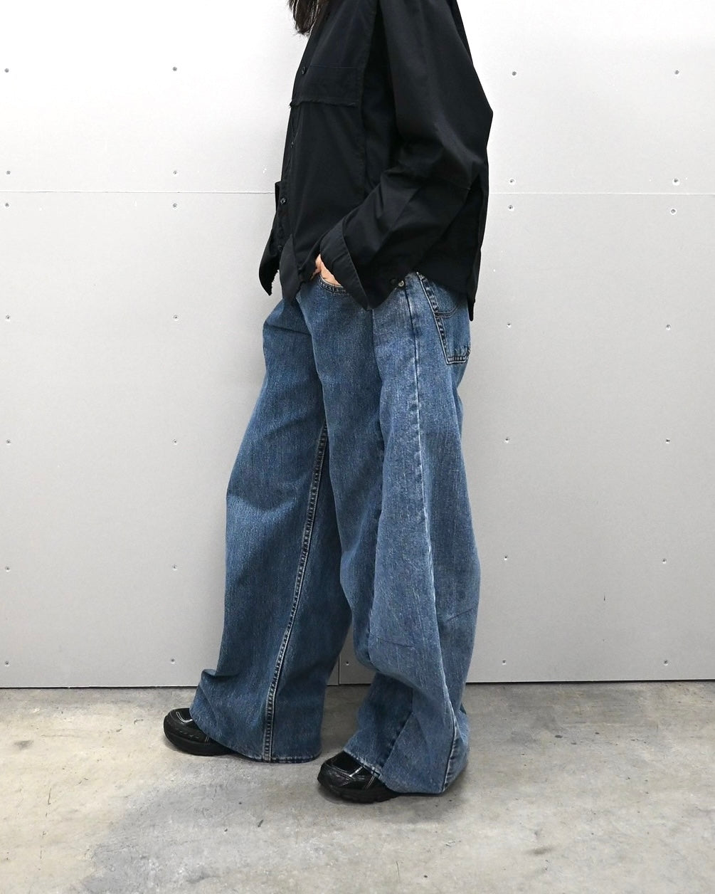 ID-001-09-M / curve buggy denim 【A】 – IDENT