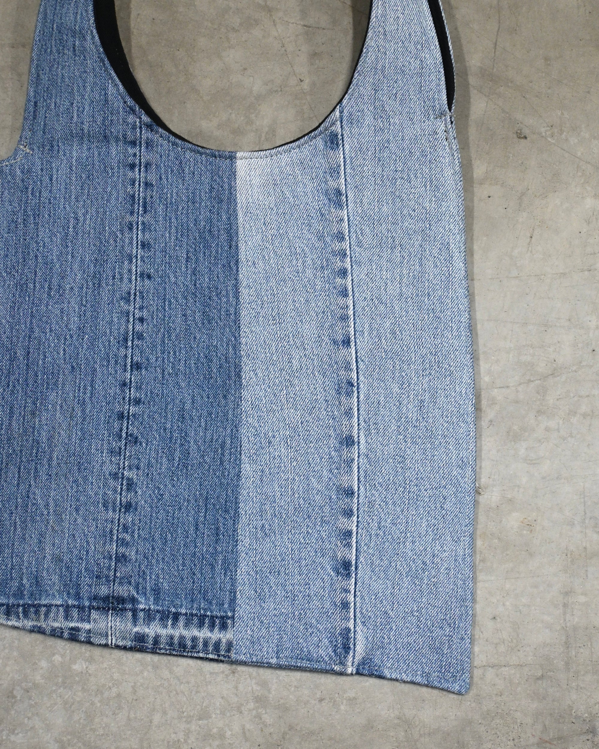 ID26-034-F /  denim heart bag【D】