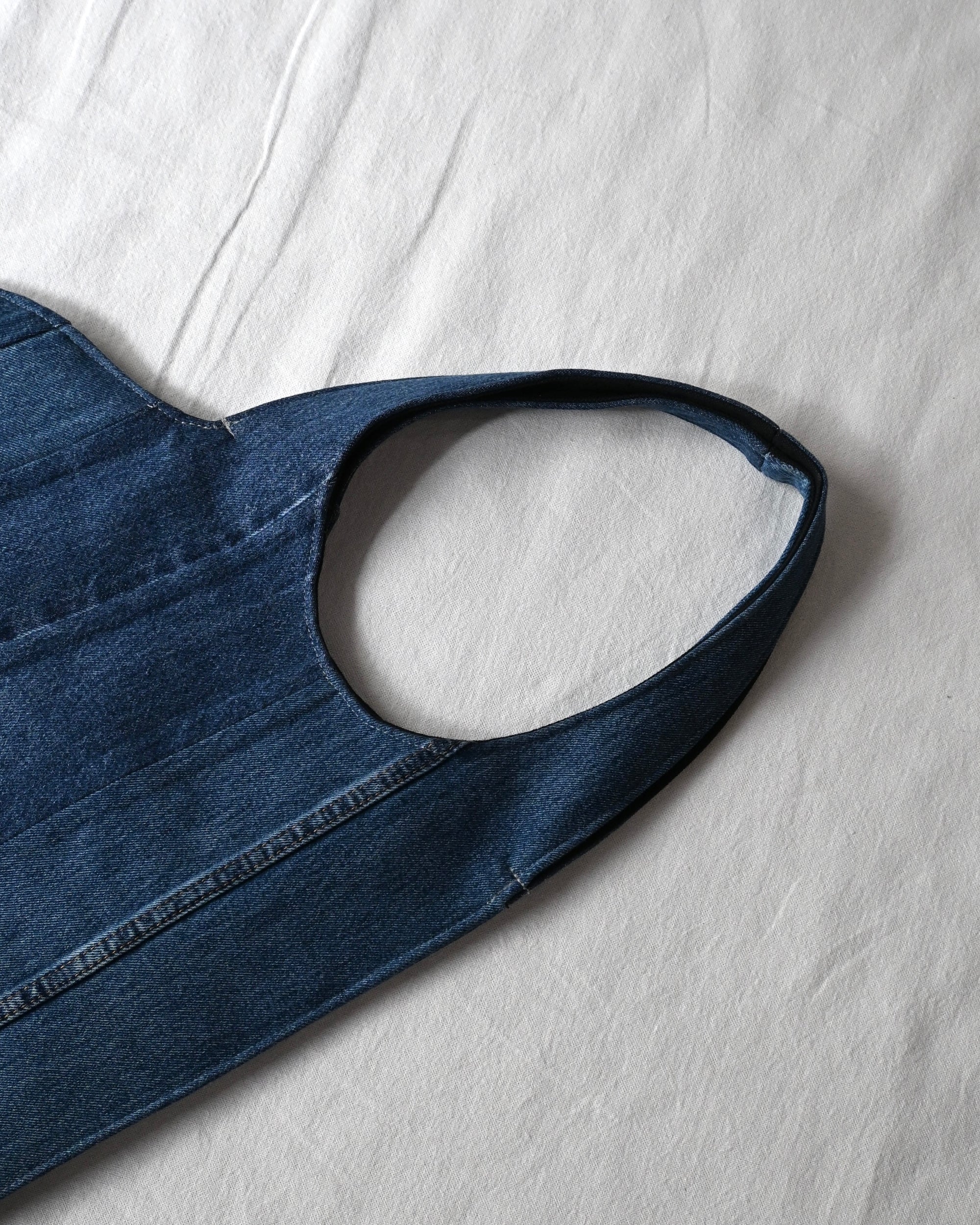ID26-034-F /  denim heart bag【B】