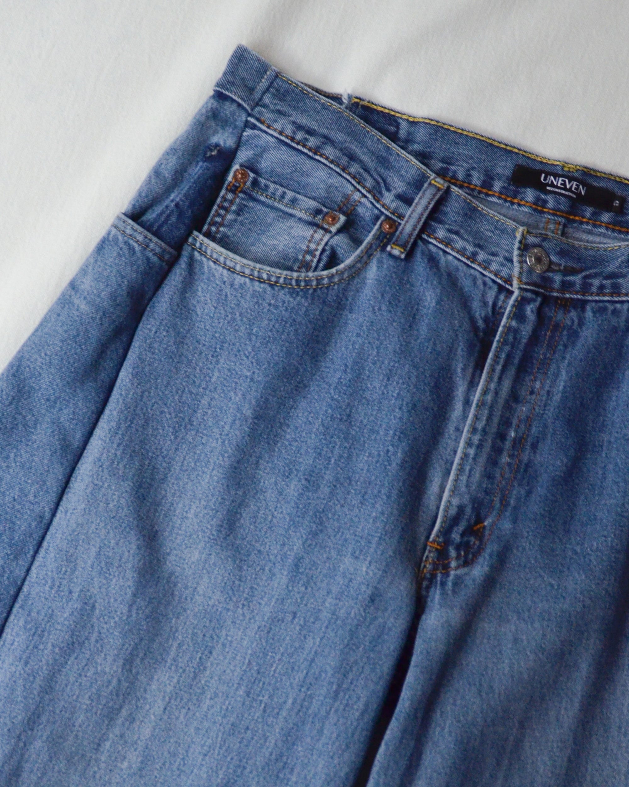RE-010-18 / curve buggy denim【I】
