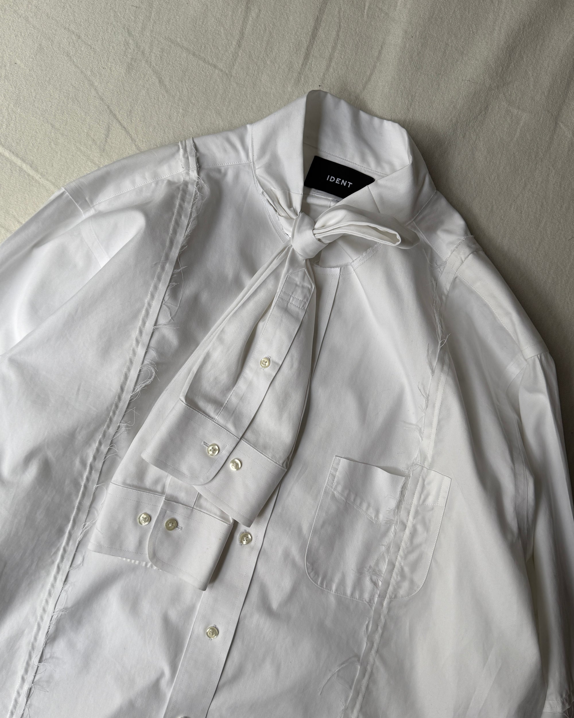 ID26-004-F / docking ribbon shirt【B】